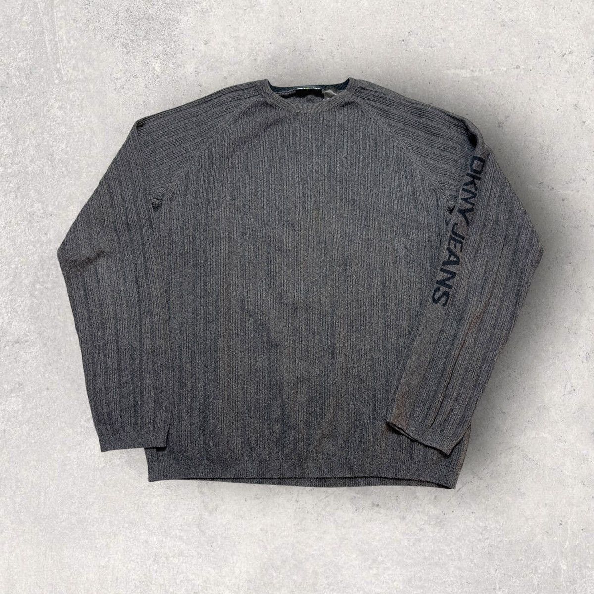 DKNY × Vintage Vintage DKNY Jeans sweater Size US L / EU 52-54 / 3 - 1 Thumbnail