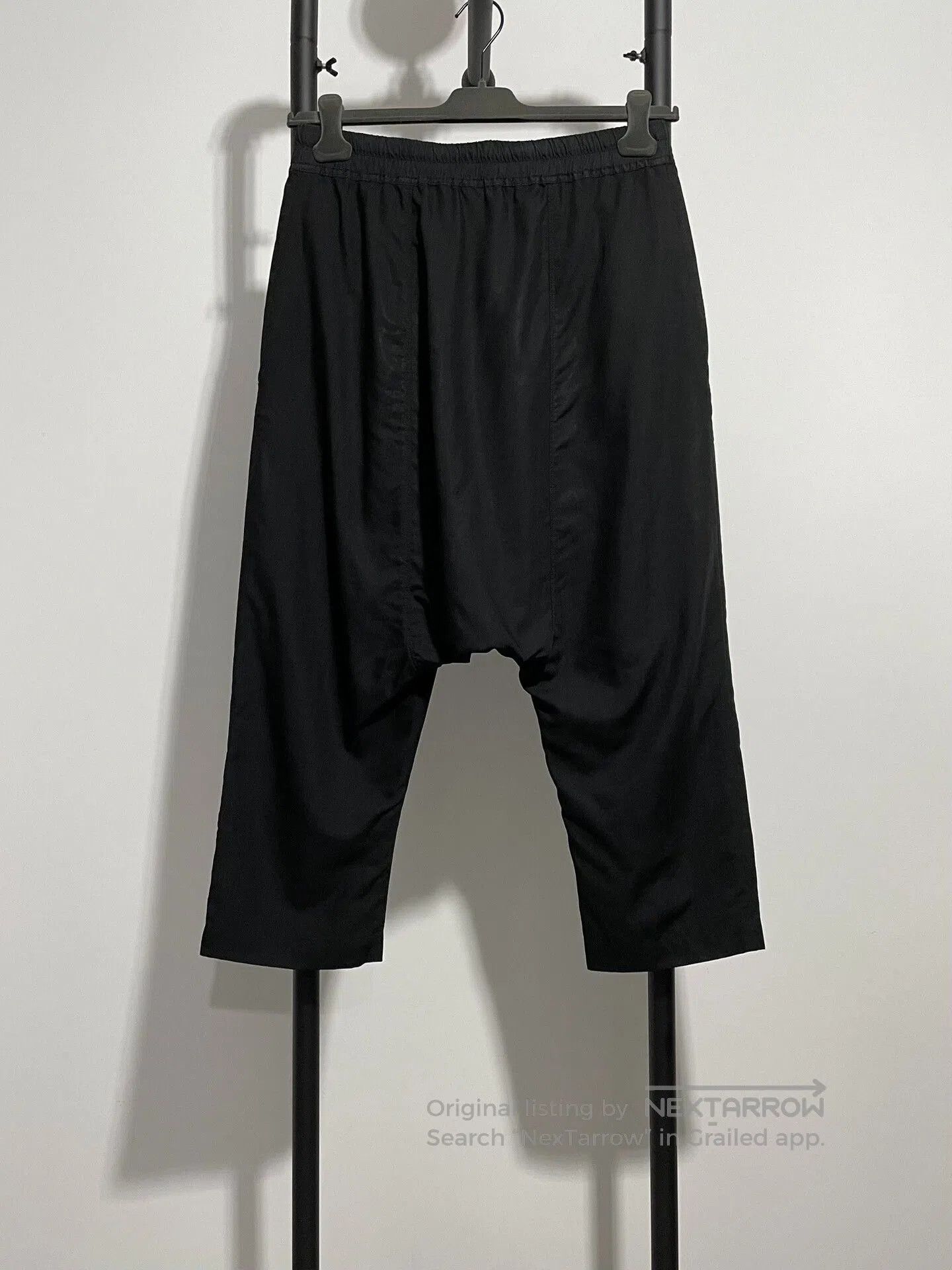 Rick Owens rick owens cropped black pants for men. Size US 38 / EU 54 - 2 Thumbnail