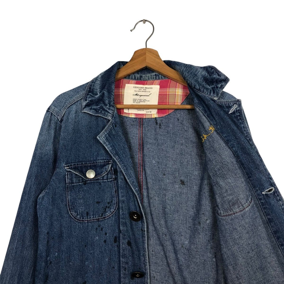Japanese Brand 🔥M2SQUARED WORKER DENIM JACKET BLANKET ISSEY MIYAKE Size US M / EU 48-50 / 2 - 14 Thumbnail
