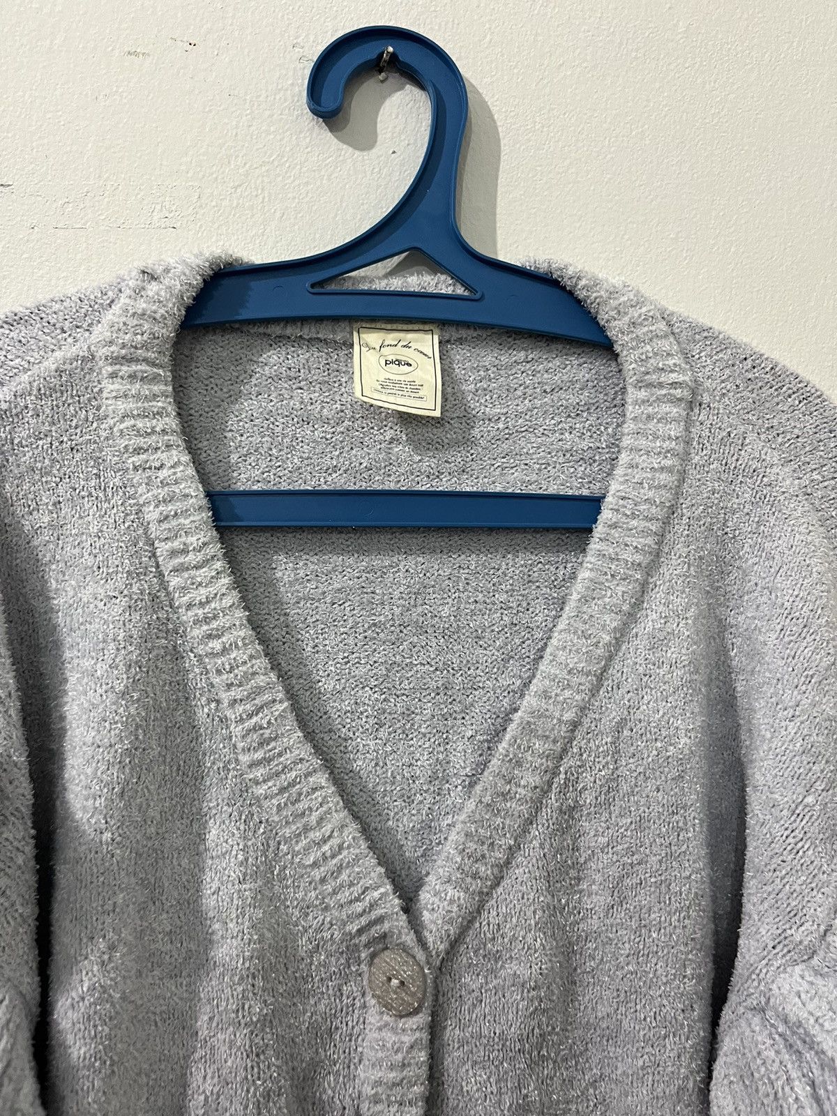 Japanese Brand GELATO PIQUE COTTON FAUX FUR CARDIGAN Size ONE SIZE - 9 Thumbnail