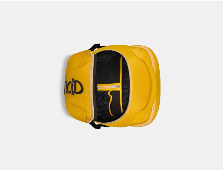 Dior o1w1db11025 1LHBA2 Size : OS / Zipped Backpack in Yellow Size ONE SIZE - 3 Thumbnail