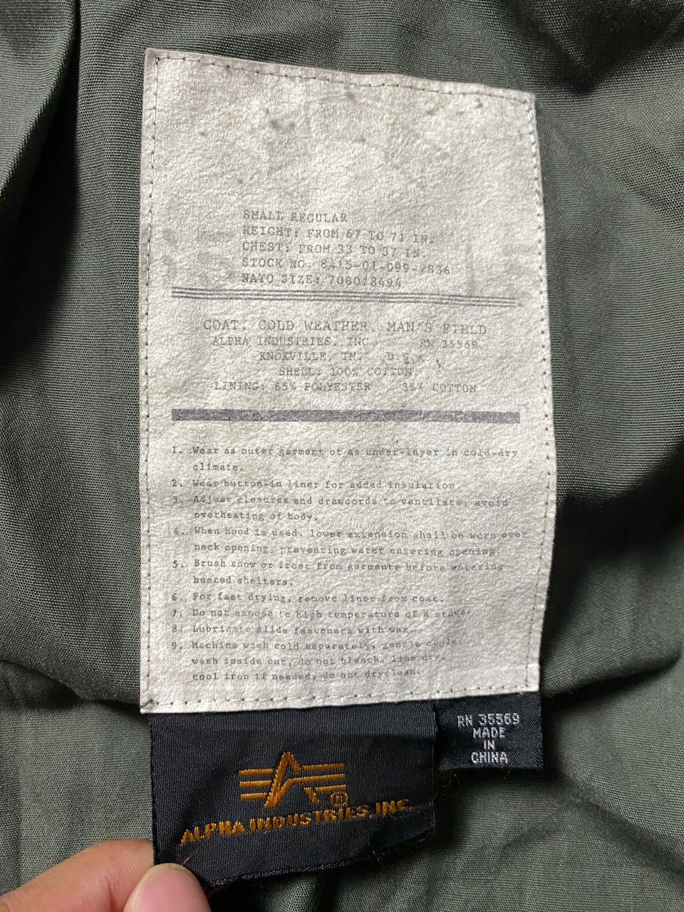 Alpha Industries Alpha Industries Field Jacket Limited Edition (no346 Of 585) Size US S / EU 44-46 / 1 - 15 Thumbnail