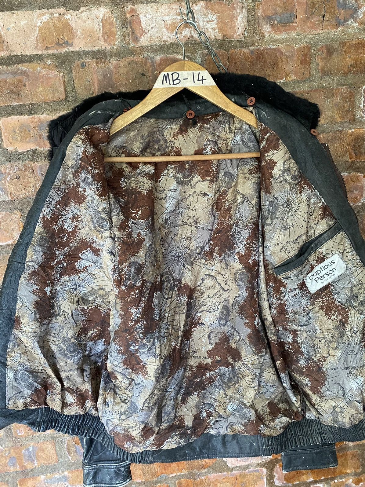 Avirex 1980s Tokyo Fur SACK TIME Avirex leather Jacket Size US L / EU 52-54 / 3 - 17 Thumbnail