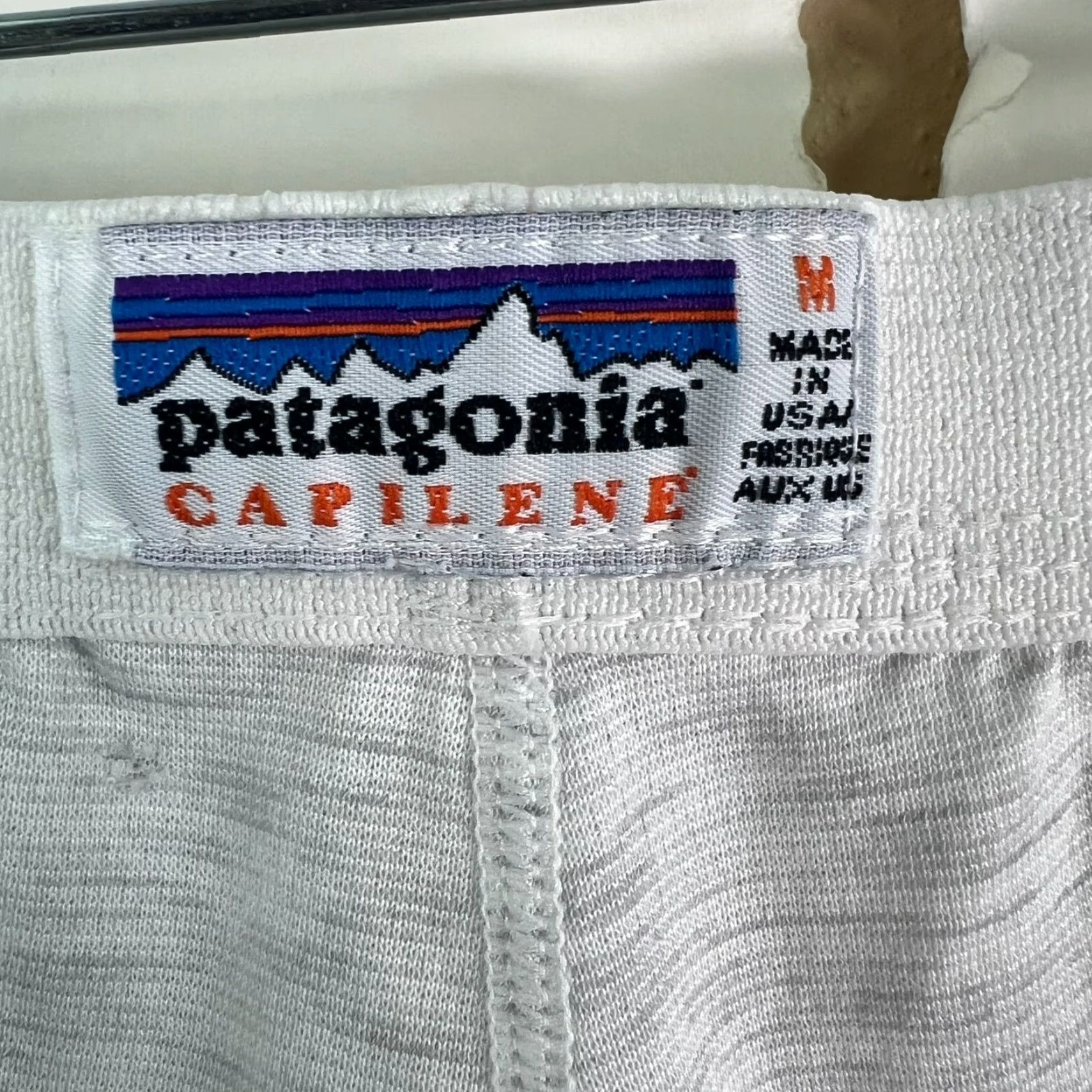 Patagonia VINTAGE Patagonia Men's Lounge Pants M Gray 100% Polyester USA Dad Astro Boy Knit Solid Lounge Bottoms Mens Size US 31 - 3 Thumbnail