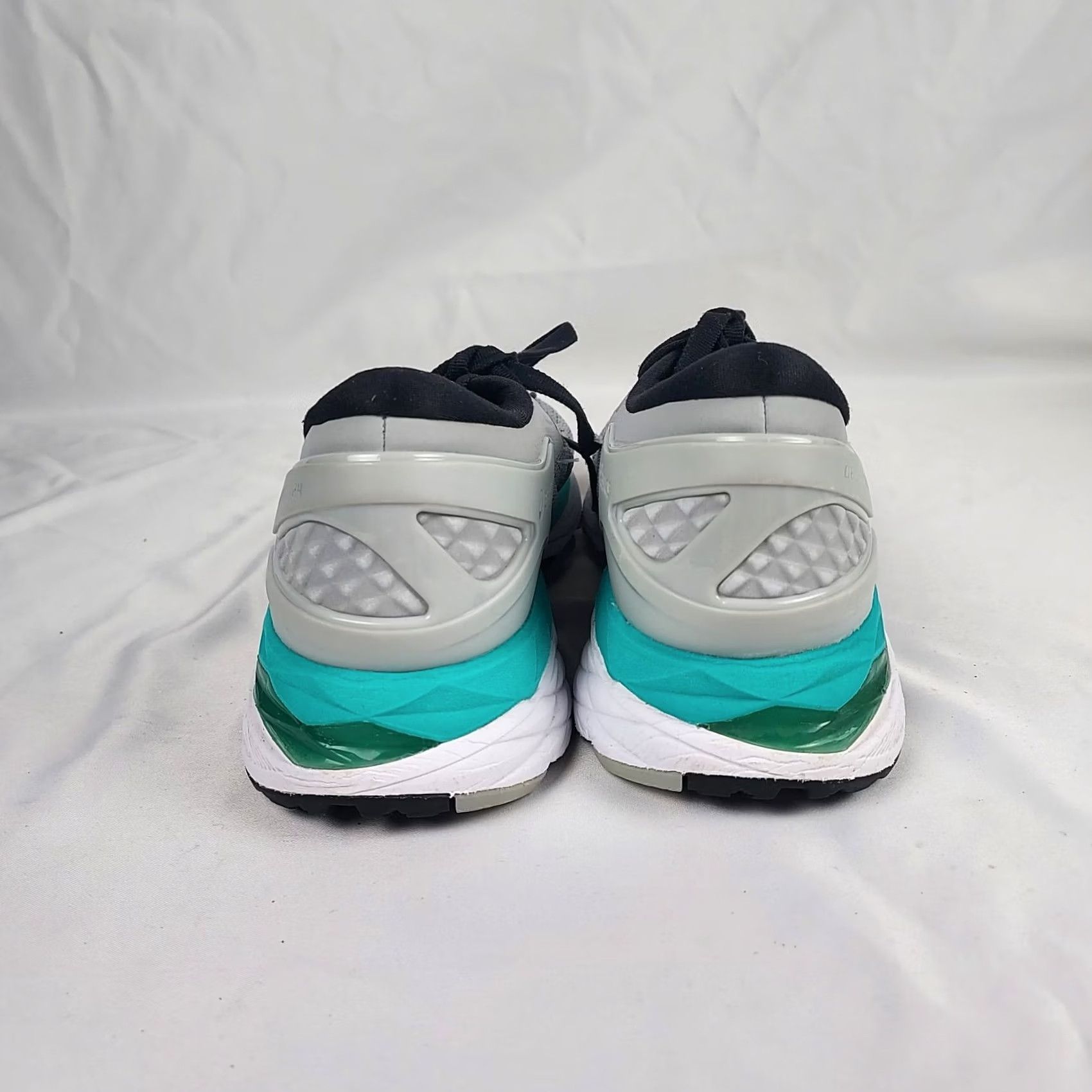 Asics ASICS GEL-Kayano 25 Womens 7.5 Gray Black Teal Stability Sneakers, Nike? Size US 8 / IT 38 - 3 Thumbnail