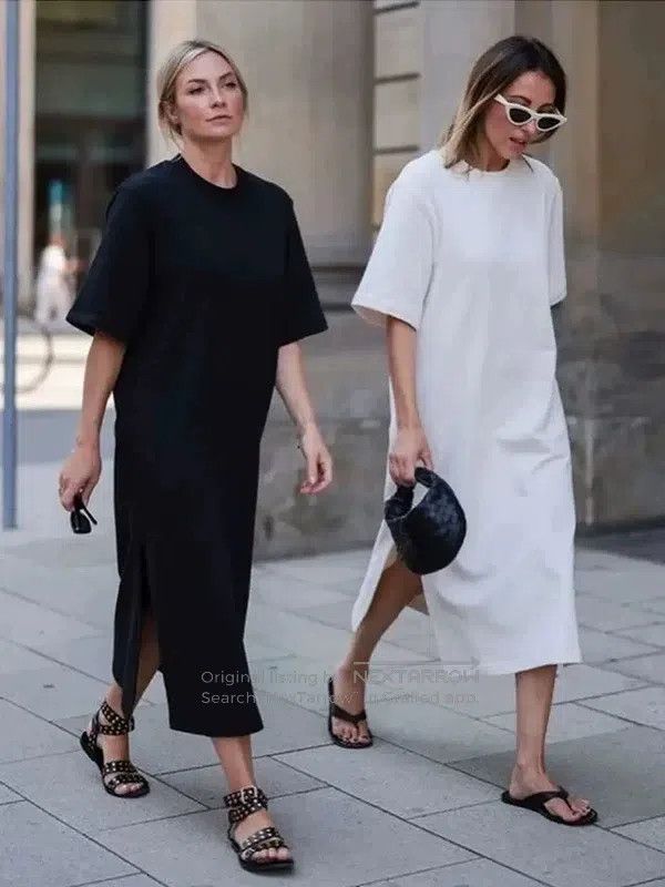 The Row The row Side Slit T-Shirt Dress Size XS / US 0-2 / IT 36-38 - 6 Thumbnail
