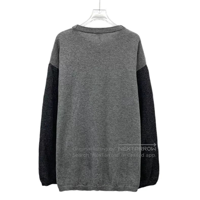 Loewe Loewe Color-blocked logo letter wool crew-neck long-sleeve Size US L / EU 52-54 / 3 - 2 Thumbnail