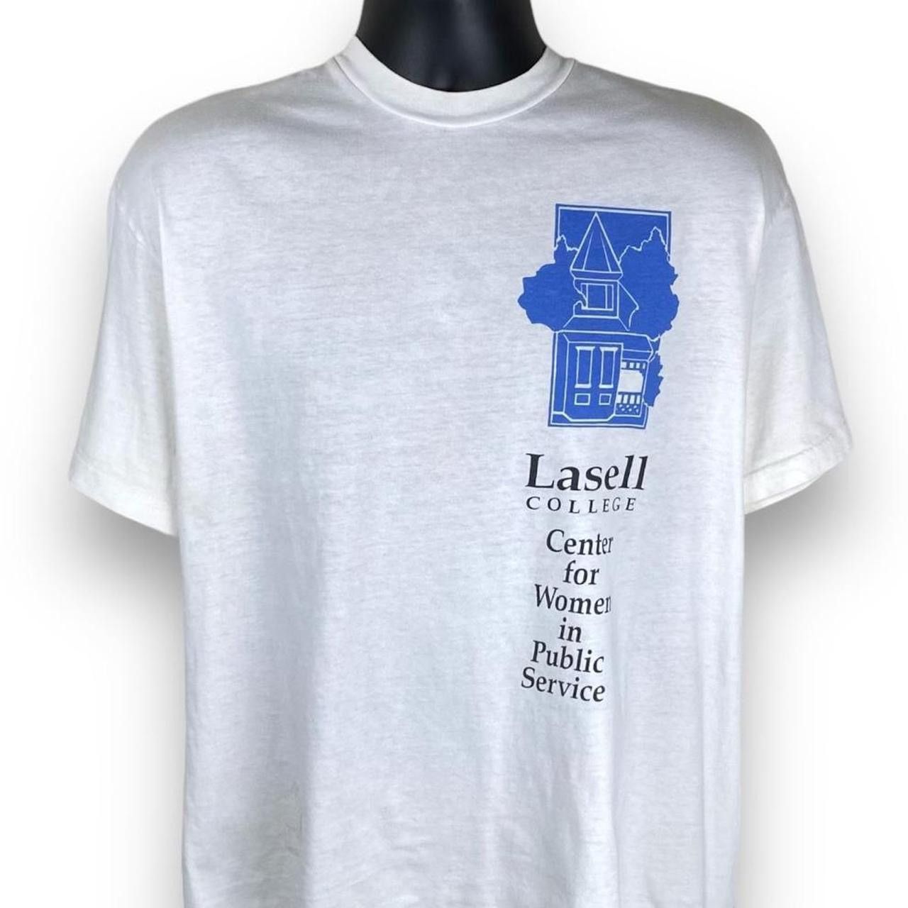 Hanes × Vintage Vintage 90s Hanes Lasell College Center for Women Tshirt Size US L / EU 52-54 / 3 - 2 Thumbnail