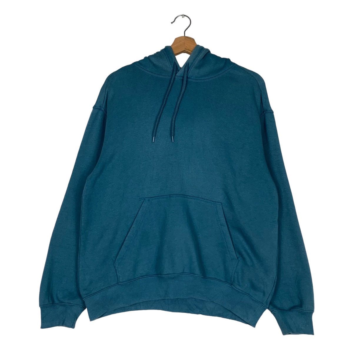 H&M H&M Essentials Relaxed Fit Hoodies Turquoise #0775-C35 Size US S / EU 44-46 / 1 - 1 Thumbnail