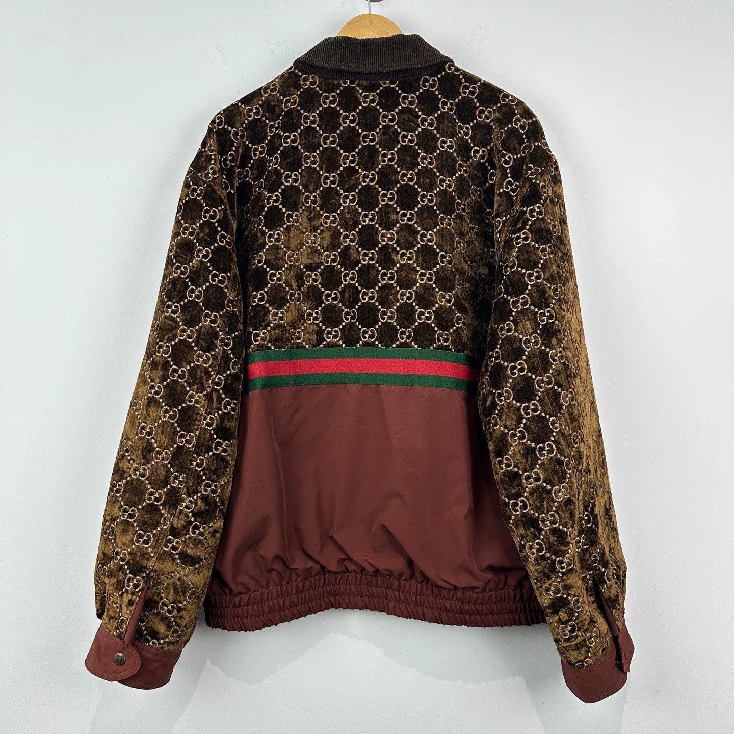 Gucci Gucci Velvet Monogram Embroidered Jacket Size US XXS / EU 40 - 2 Thumbnail