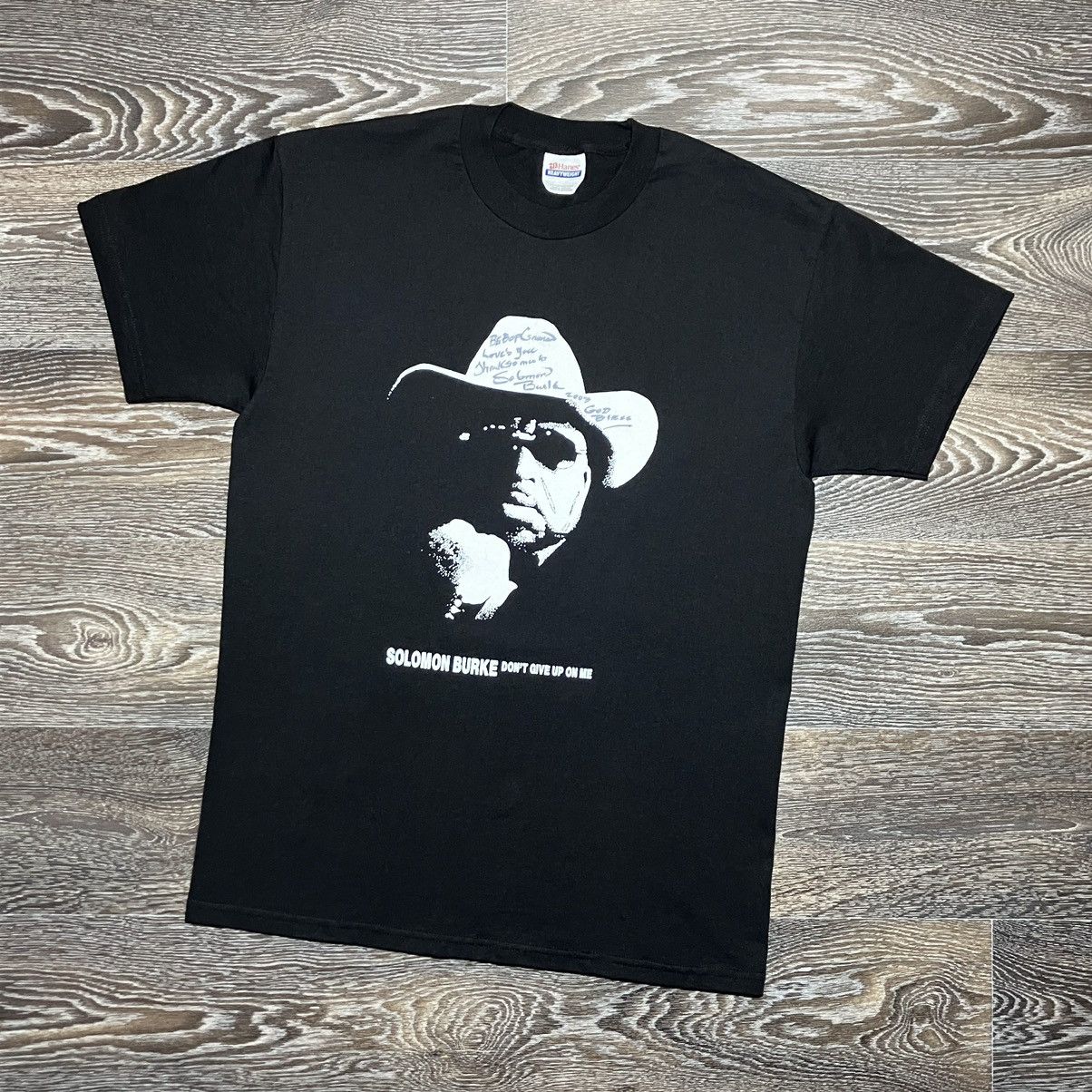 Rap Tees SOLOMON BURKE Don’t Give Up On Me 2002 Album Signed T-shirt Size US M / EU 48-50 / 2 - 1 Thumbnail