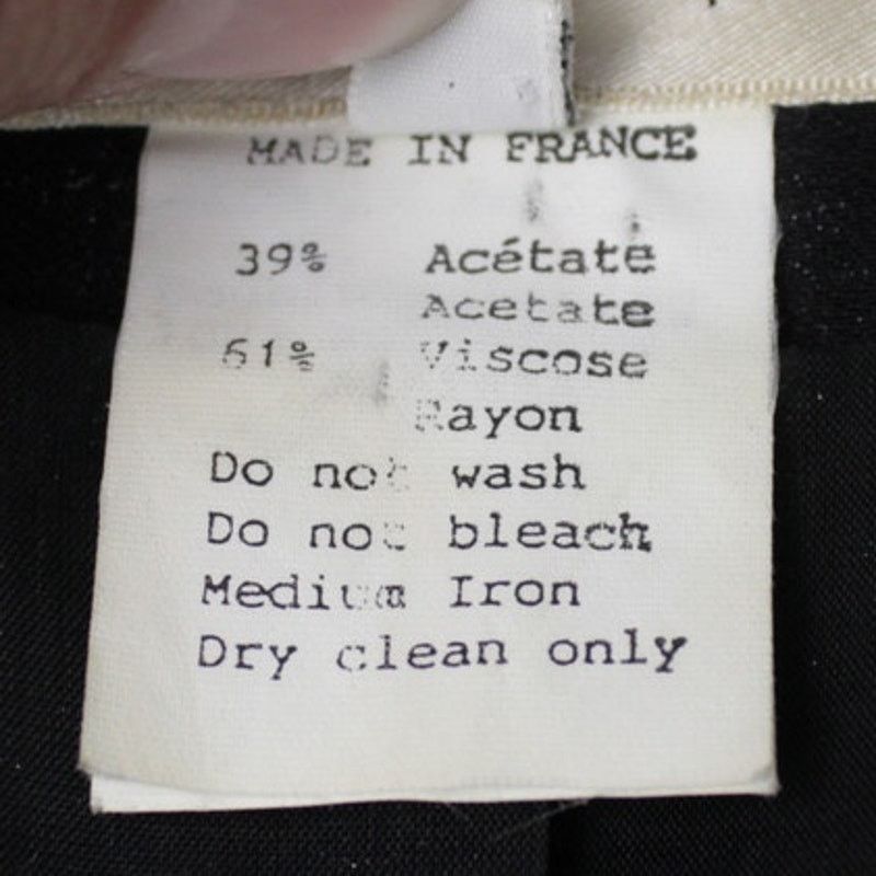 Other Sophie Sitbon Paris Women Set Blazer Vest Black Sz 36/38 Size XS / US 0-2 / IT 36-38 - 7 Thumbnail