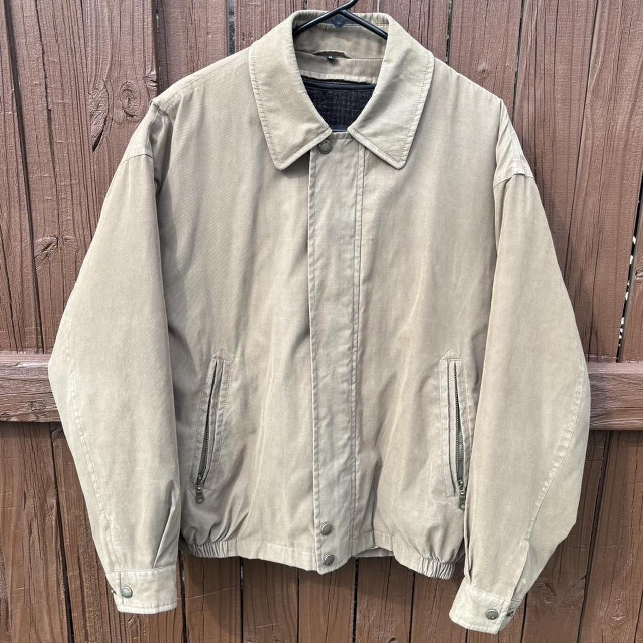 Vintage Early 2000s Newport haven Khaki Plaid Lined Work Jacket Size US M / EU 48-50 / 2 - 1 Thumbnail