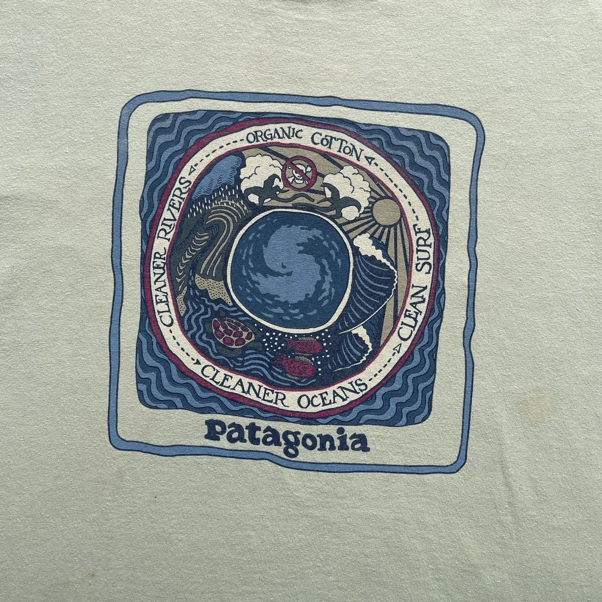 Patagonia 90s Vtg Patagonia Cleaner RIVER/OCEAN Clean Surf Big Logo Size US M / EU 48-50 / 2 - 3 Thumbnail