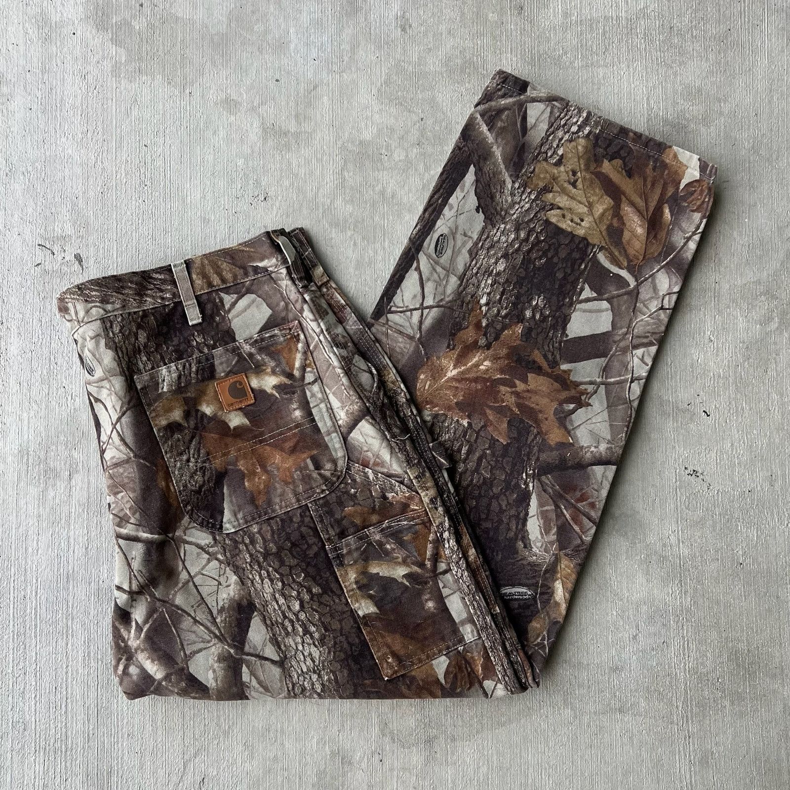 Carhartt × Vintage Carhartt realtree camo work wear carpenter pants Size US 39 - 1 Thumbnail