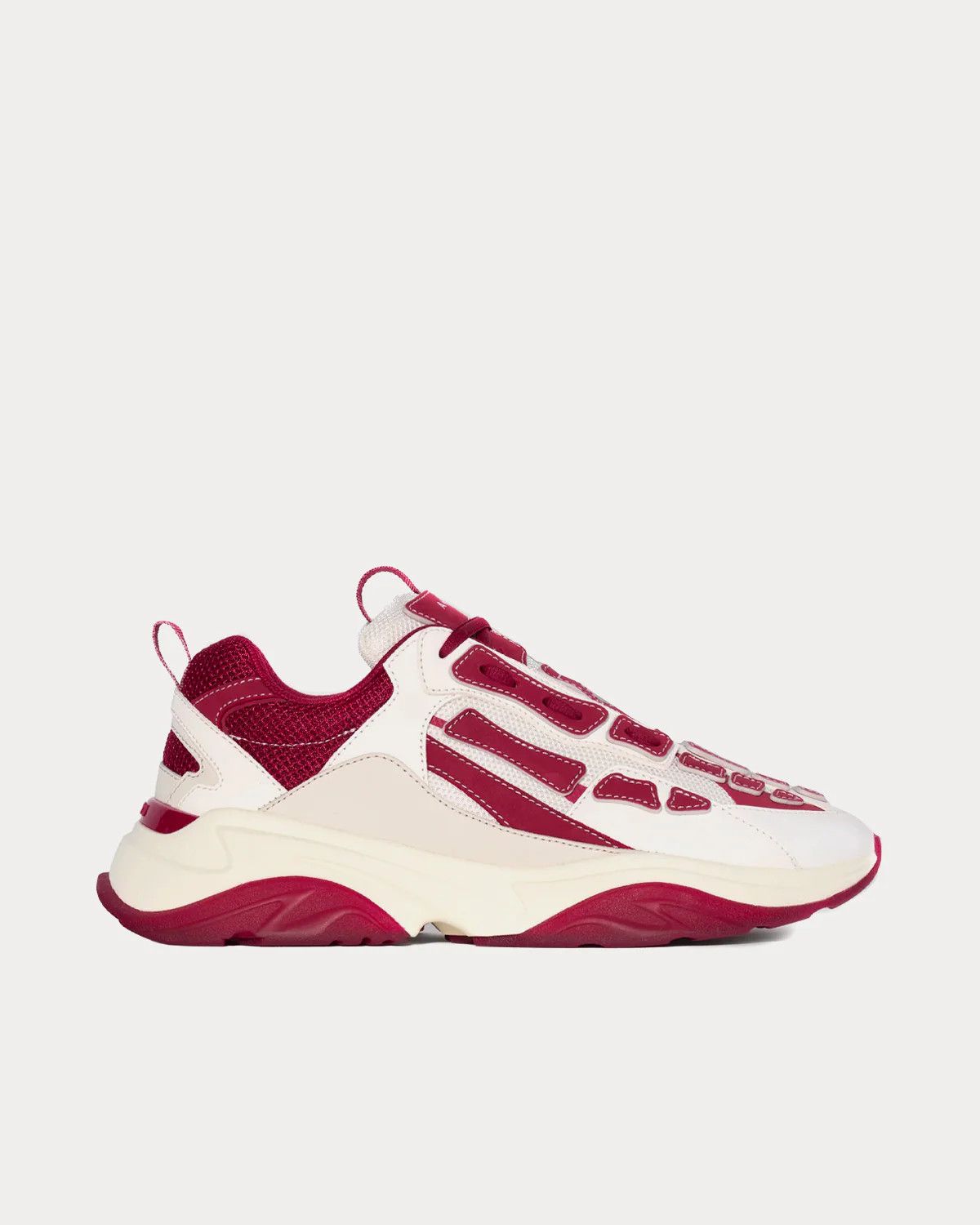 Amiri o1mle0426 Bone Runner Sneakers in Red/White Size US 12 / EU 45 - 1 Thumbnail