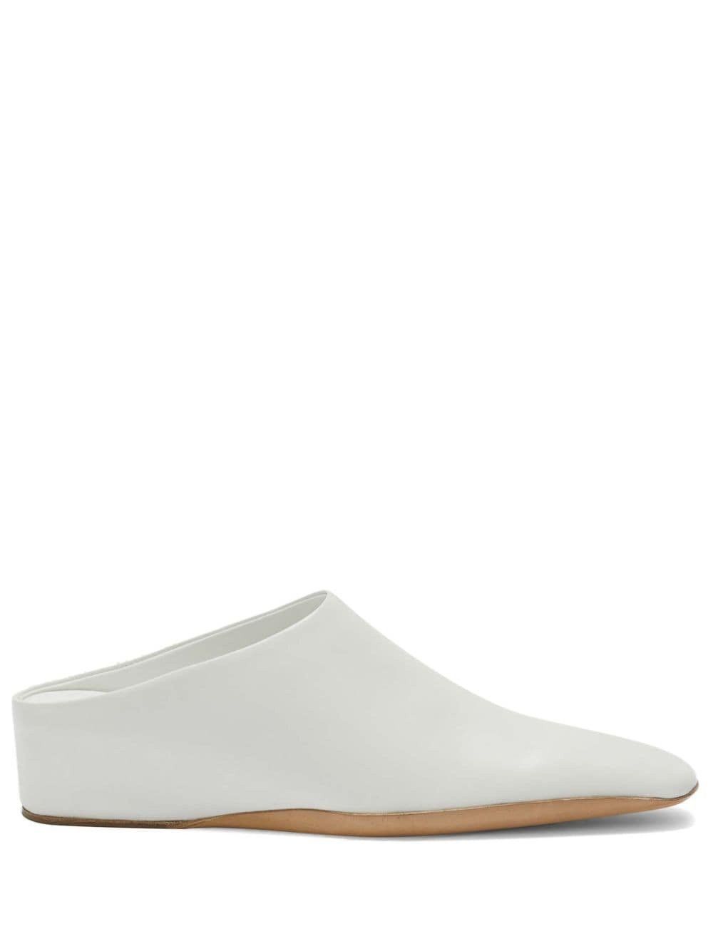 Jil Sander o1w1db10825 Mules in White Size US 8 / IT 38 - 1 Thumbnail