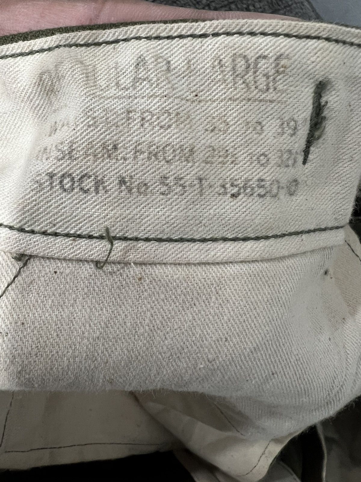 Vintage Vintage Wool Army Trousers og-107 field 60s large Size US 34 / EU 50 - 4 Thumbnail
