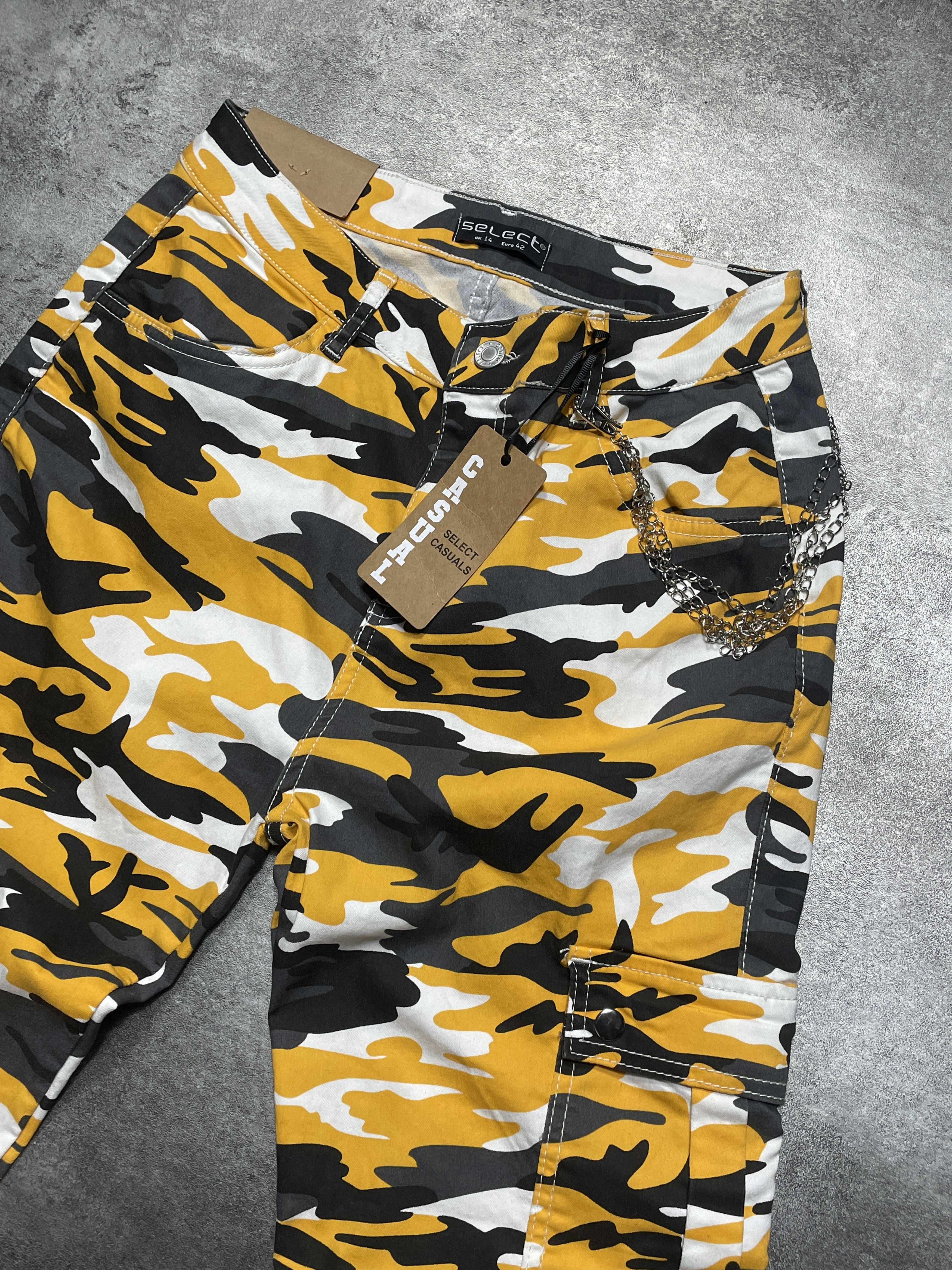 Vintage 🔥RARE🔥Camo Joggers Streetwear Hype Baggy Size 30" / US 8 / IT 44 - 5 Thumbnail