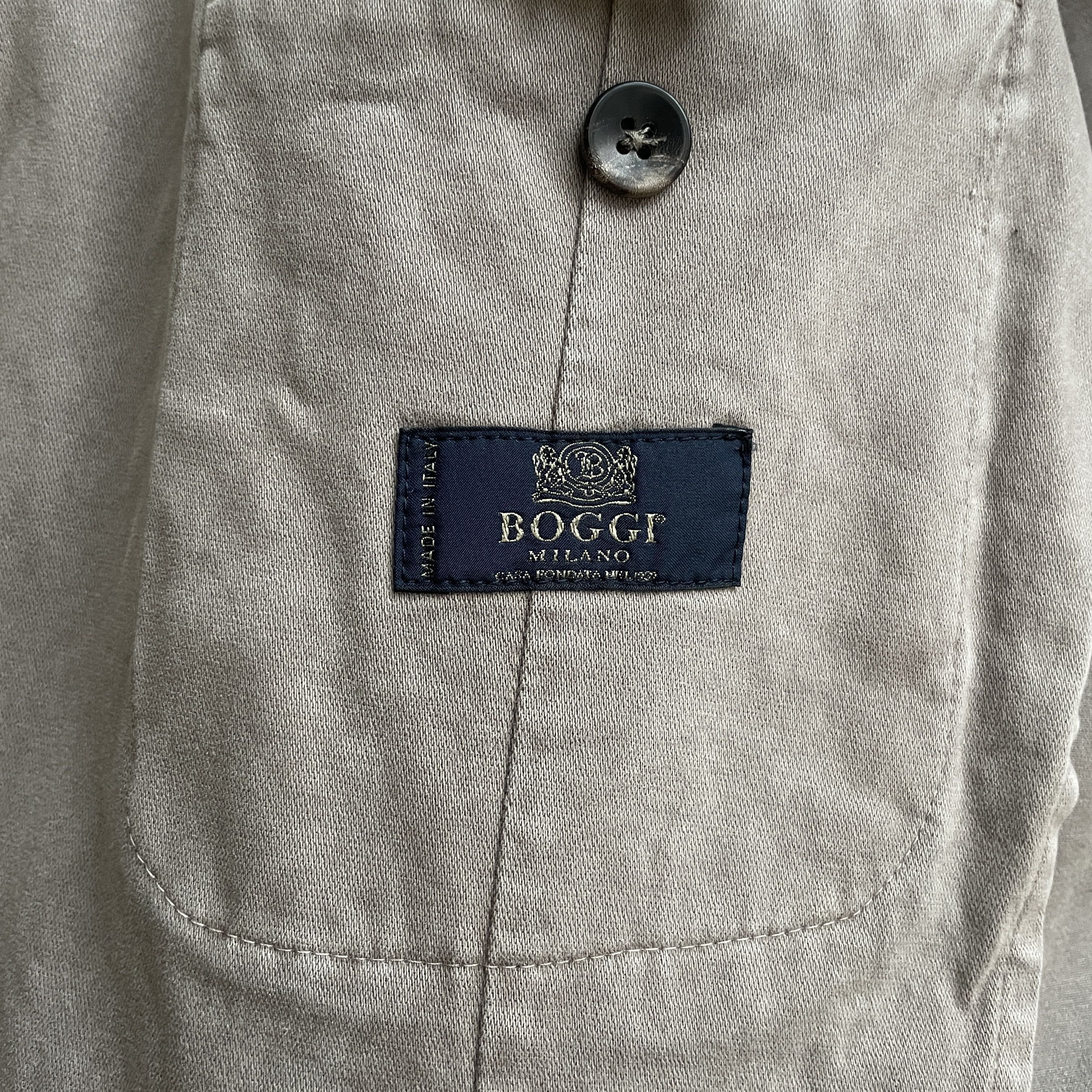 Boggi Boggi MIlano B-Elton Unlined Garment Dyed Cotton Blazer Size 40R - 10 Thumbnail