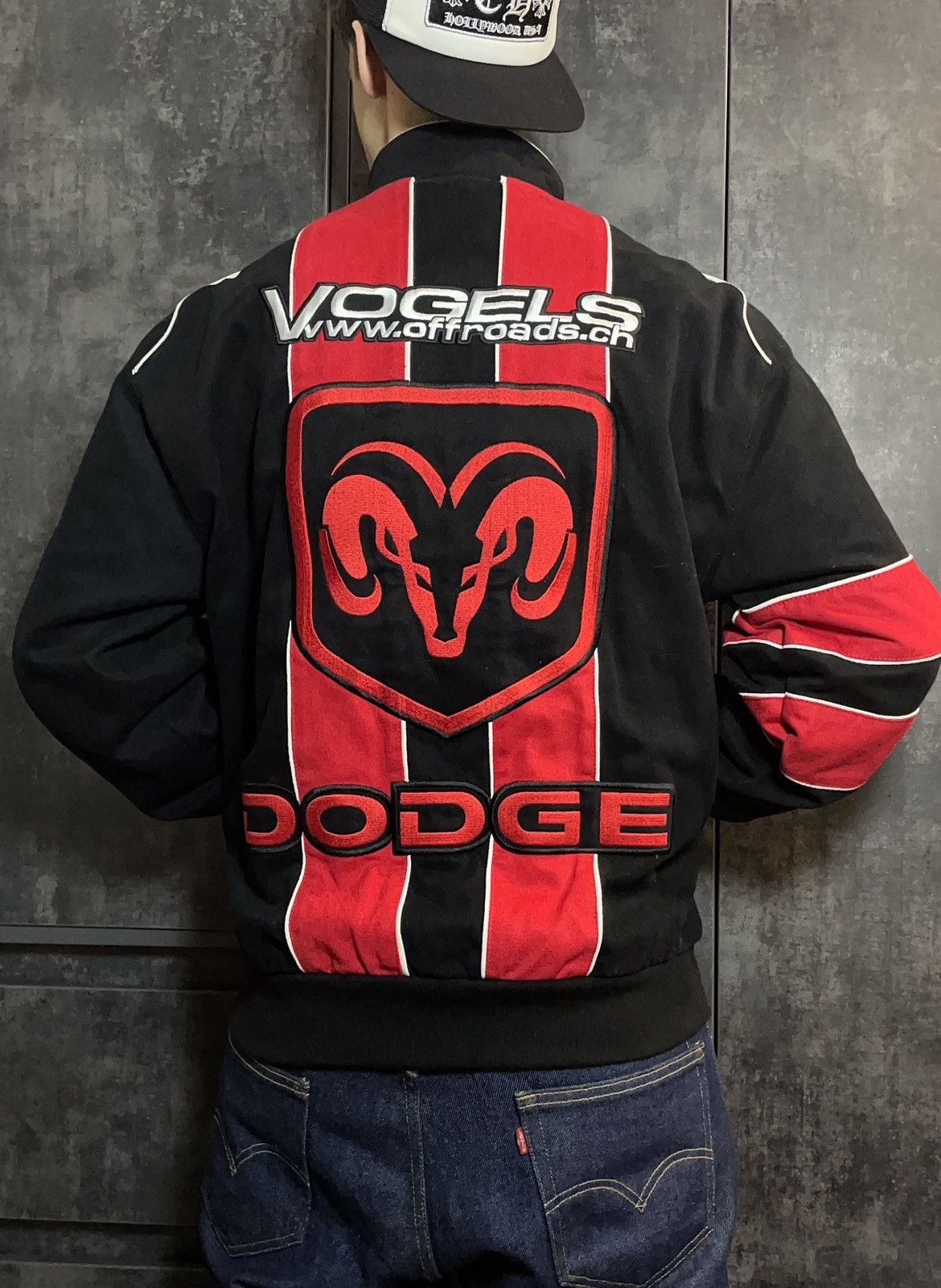 Vintage Vintage Dodge Racing Bomber Jacket Y3 MM6 424 Kith Jh Design Size US L / EU 52-54 / 3 - 1 Thumbnail