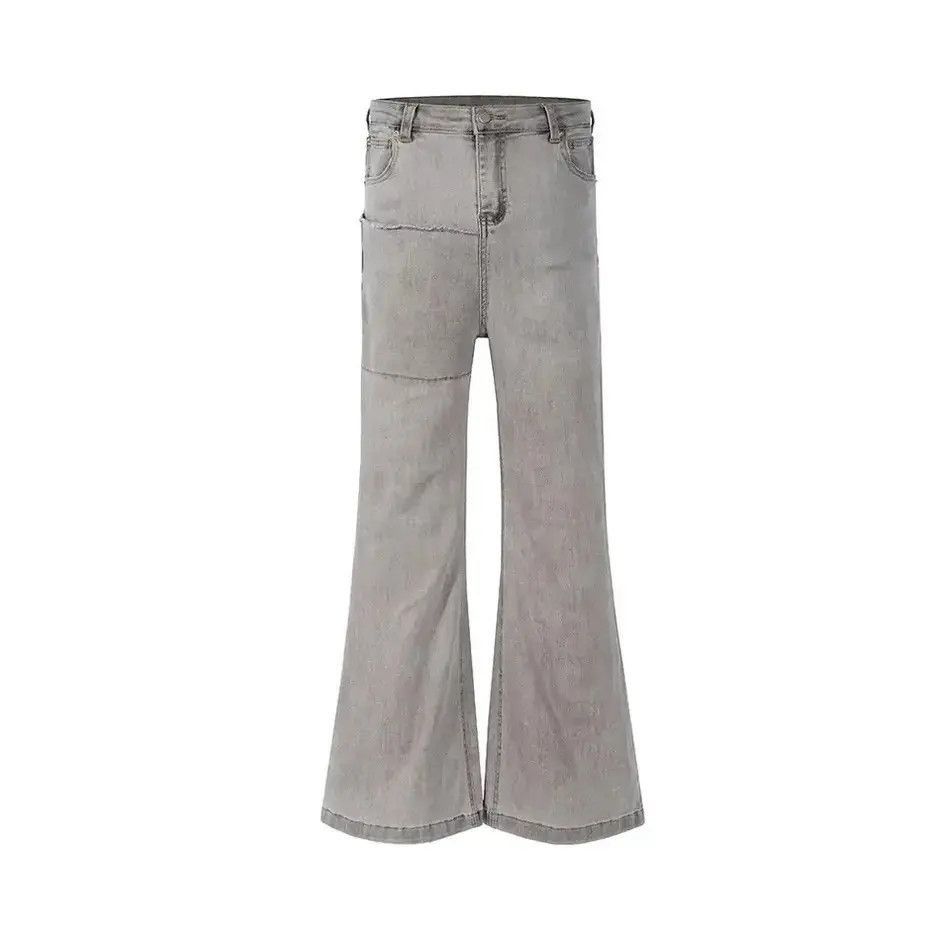 Japanese Brand Streetwear Gray Flared Jeans Size US 32 / EU 48 - 5 Thumbnail