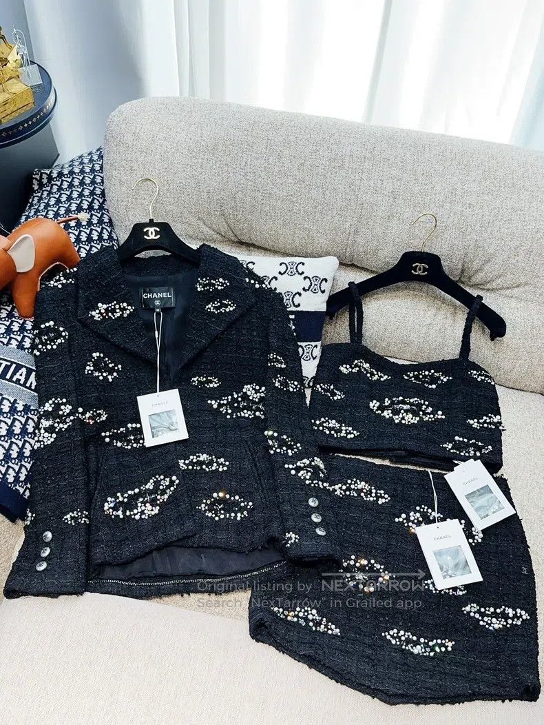 Chanel Chanel 22p Spring and Summer Preview Black Heavy Industry Size 24" / US 00 / IT 34 - 2 Thumbnail