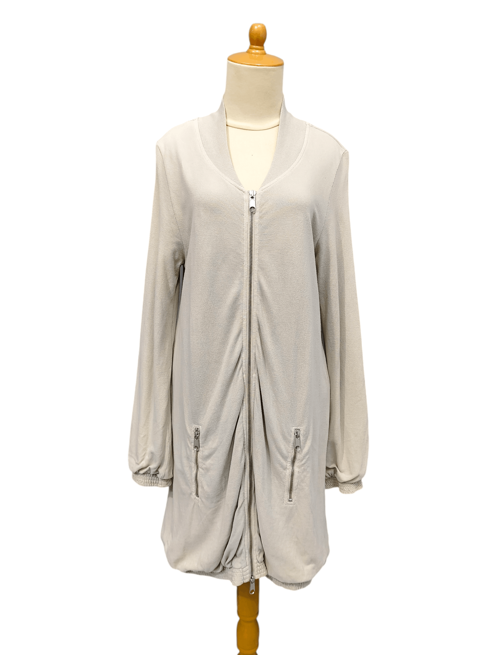 Maison Margiela MM6 Maison Margiela- Architectural Silhouette Longline Zip Size M / US 6-8 / IT 42-44 - 1 Thumbnail