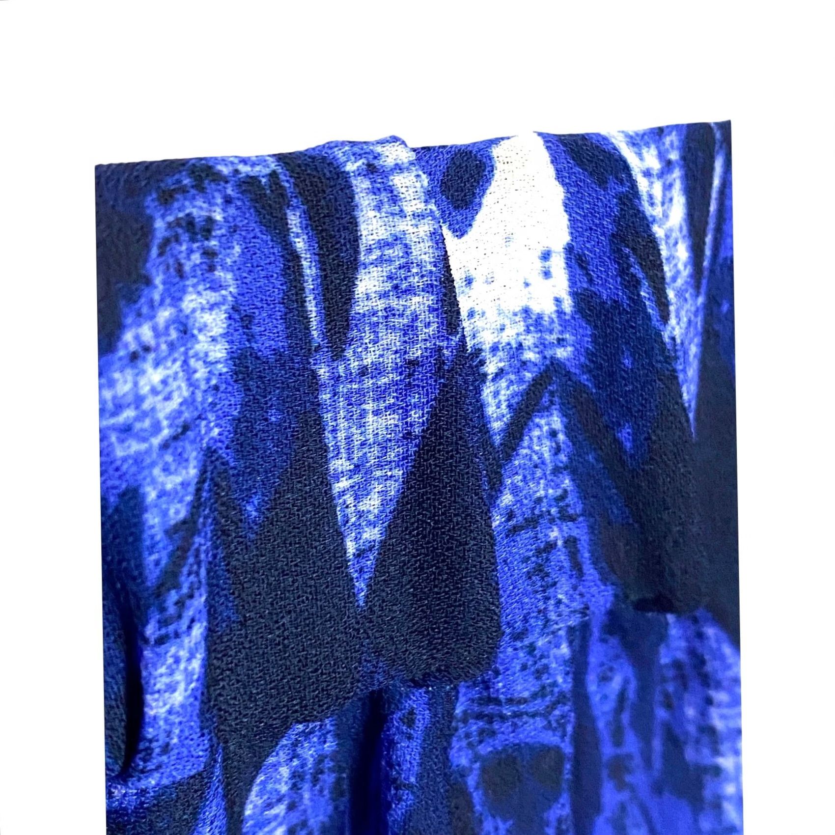 Express Express Blue Maxi Skirt Paisley Side Slit Boho Bohemian Festival Women M Maxi Skirt Women M Blue 90s/2000s-style (if applicable) Size 32" / US 10 / IT 46 - 4 Thumbnail