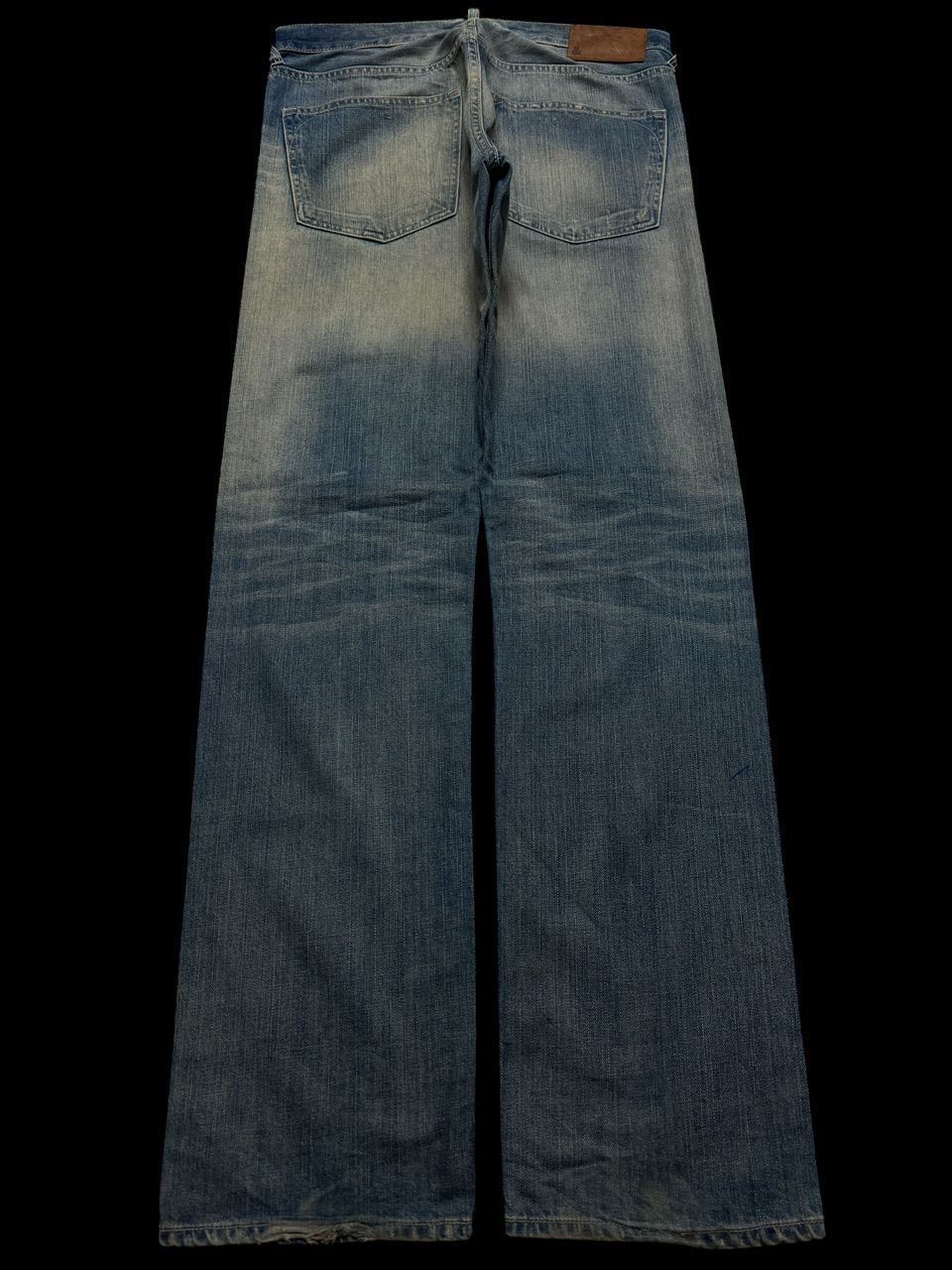 Tornado Mart INSANE Vintage Jeans Straight Leg Rusty Mudwash Distressed Size US 33 - 13 Thumbnail