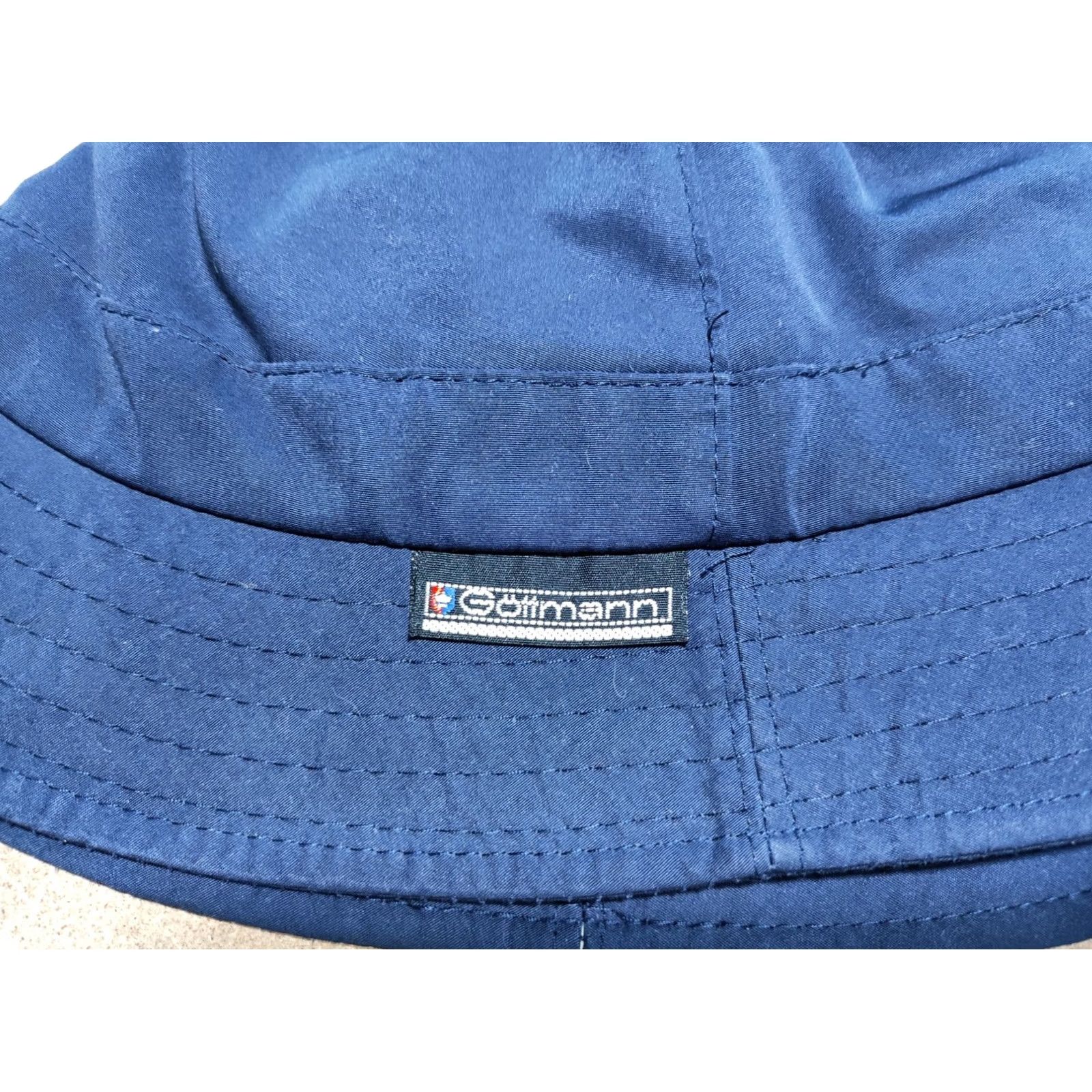 Etro Göttmann Mens Vintage Blue Bucket Hat Size 55 West Germany Rainproof Brim Retro Size ONE SIZE - 4 Thumbnail