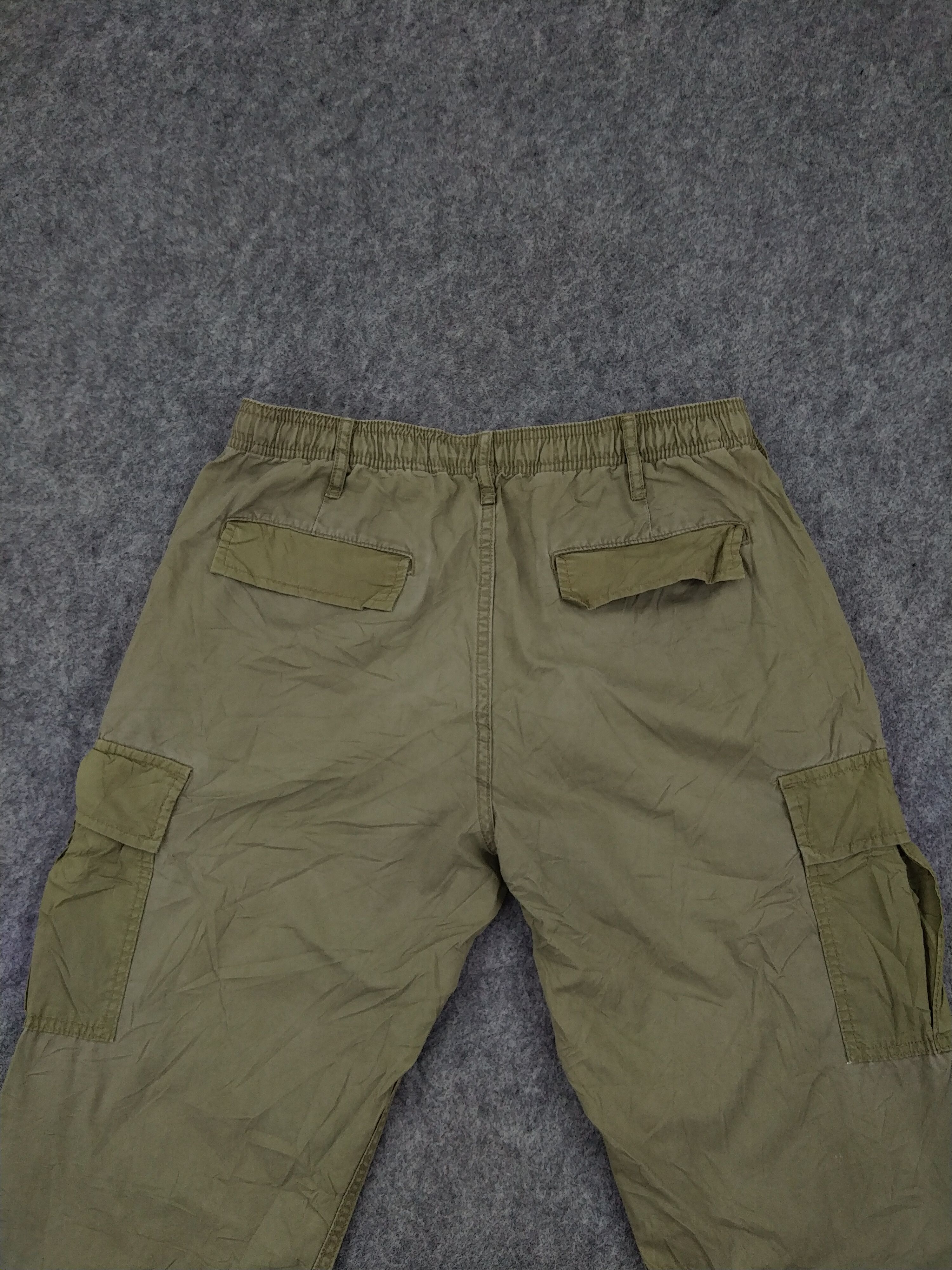 GU Elastic/Drawstring Waist Japanese Brand Cargo Pants -CP063 Size US 30 / EU 46 - 5 Thumbnail