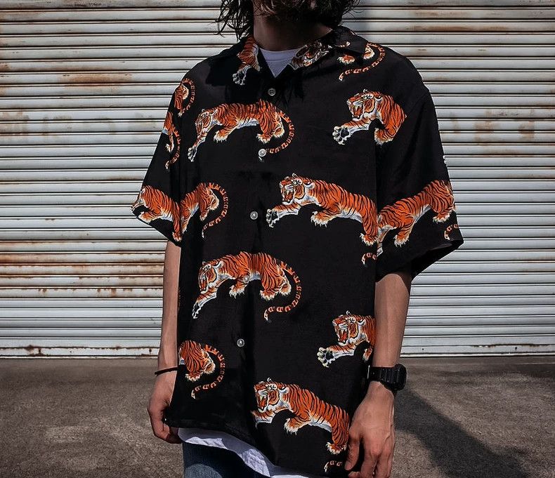Wacko Maria WACKO MARIA 21ss Short Sleeve Shirt, Tiger, Size M Size US M / EU 48-50 / 2 - 8 Thumbnail