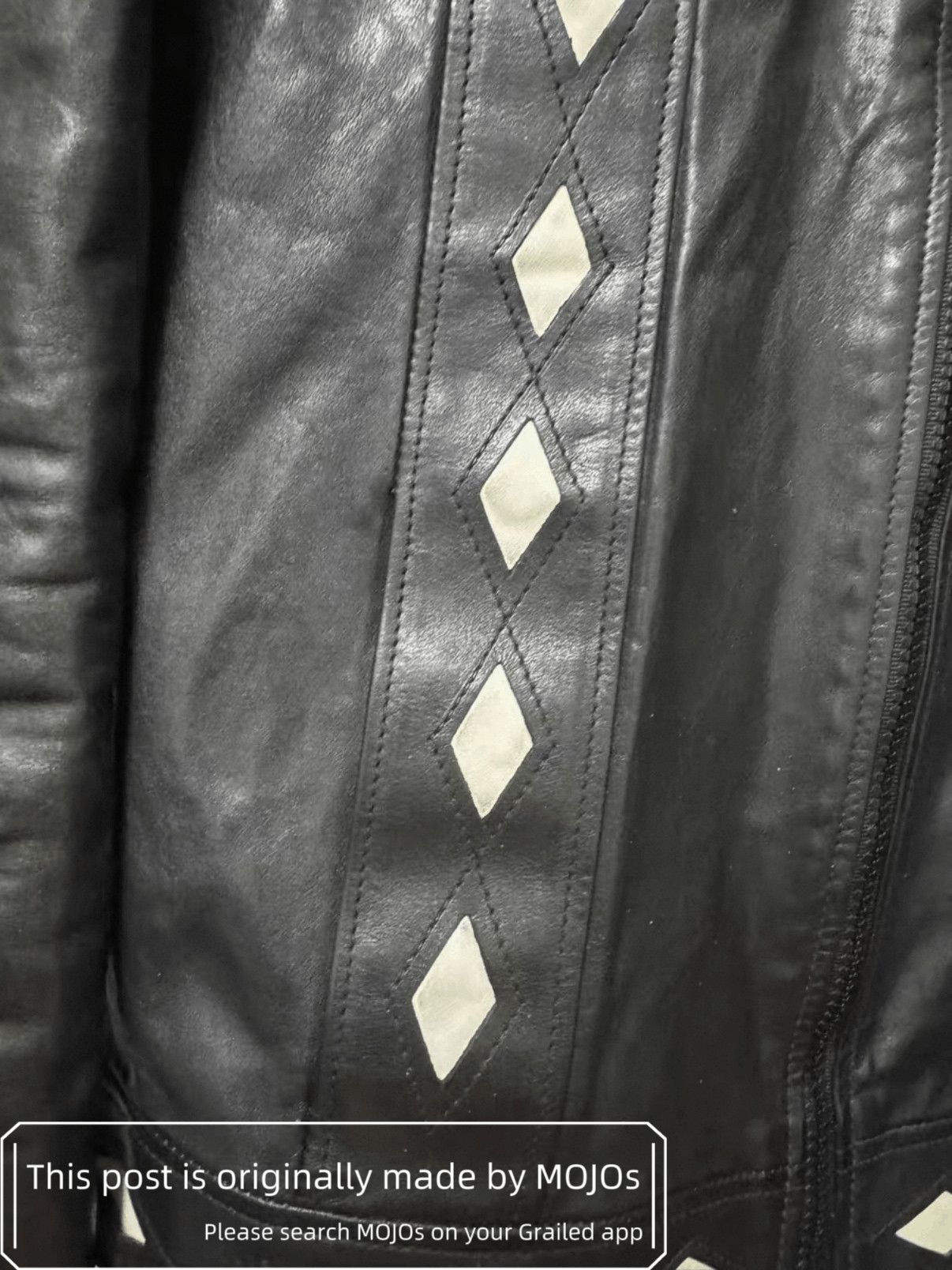 Saint Laurent Paris Sz 50 Saint Laurent Paris 15SS Pattern Leather Jacket mojos5 Size US M / EU 48-50 / 2 - 4 Thumbnail