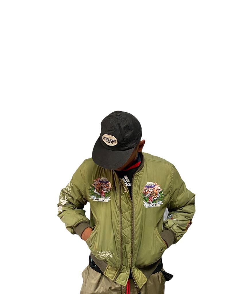 Ed Hardy Don Ed Hardy reversible bomber jacket embroidered logo Size US M / EU 48-50 / 2 - 11 Thumbnail
