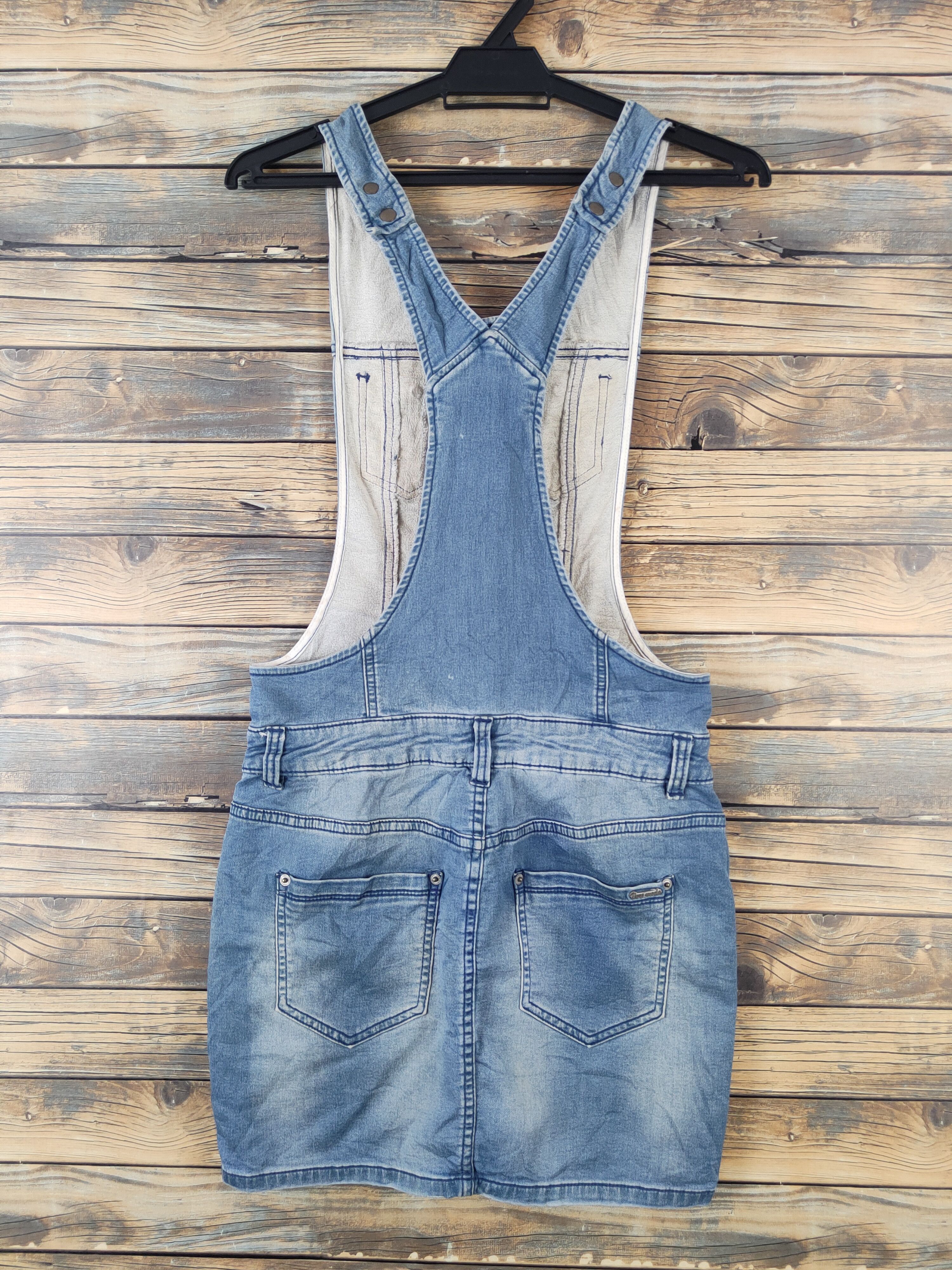 Japanese Brand × Vintage Vintage Vero Moda Blue Denim Skirt Jumpsuits Size 30" / US 8 / IT 44 - 6 Thumbnail