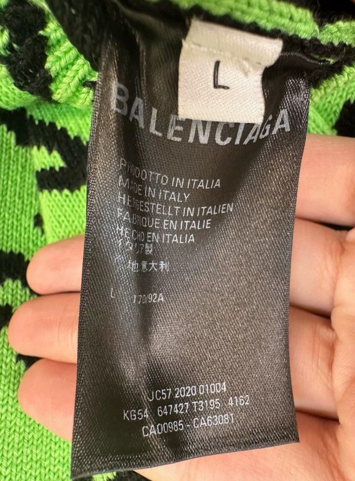 Balenciaga Balenciaga Green Sweater2412-Nextarrow Size US L / EU 52-54 / 3 - 4 Thumbnail