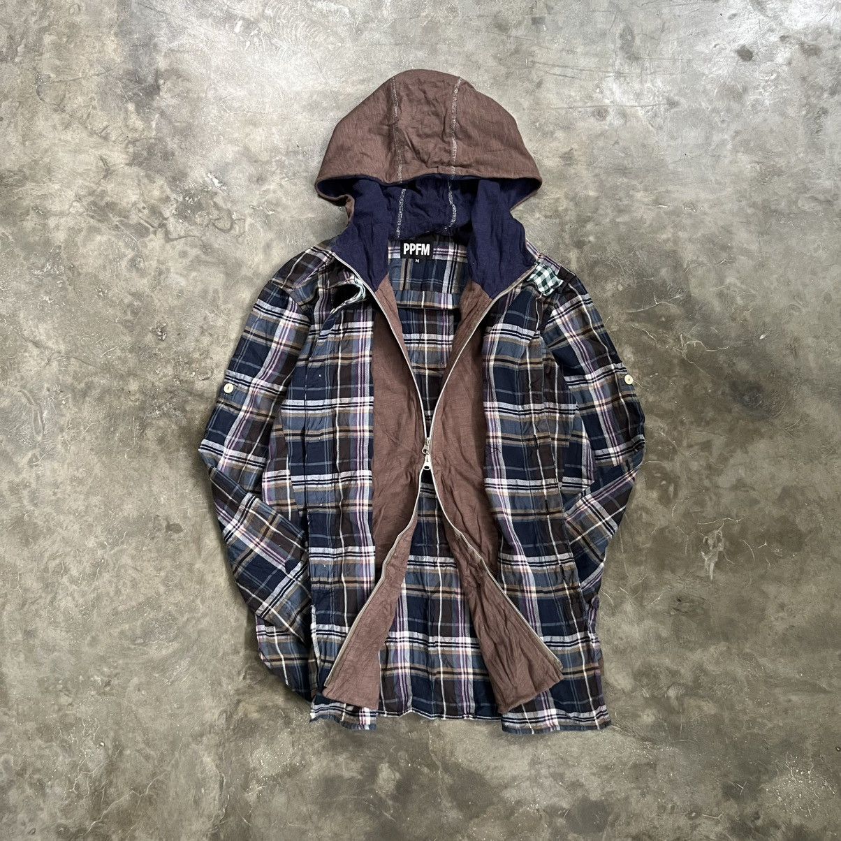KMRii 2000’s PPFM Double Layer hooded Long Sleeve Shirt Size US M / EU 48-50 / 2 - 1 Thumbnail