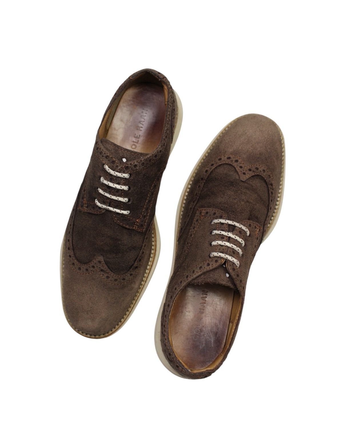 Cole Haan COLE HAAN ZEROGRAND WINGTIP SUEDE BROGUES Size US 7 / EU 40 - 5 Thumbnail