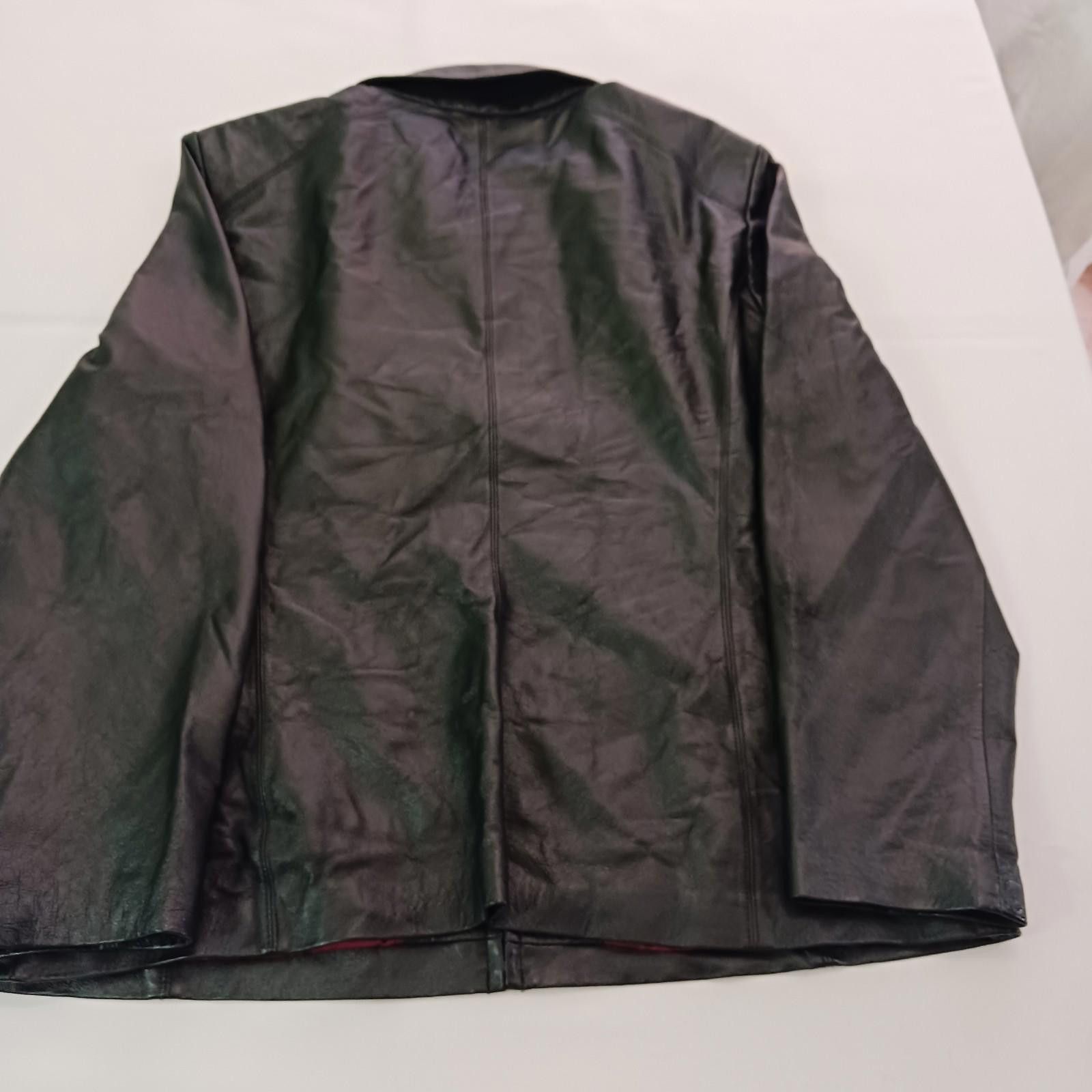 Designer Worthington RN#93677 Women's Black Genuine Leather Jacket XL Size XL / US 12-14 / IT 48-50 - 2 Thumbnail