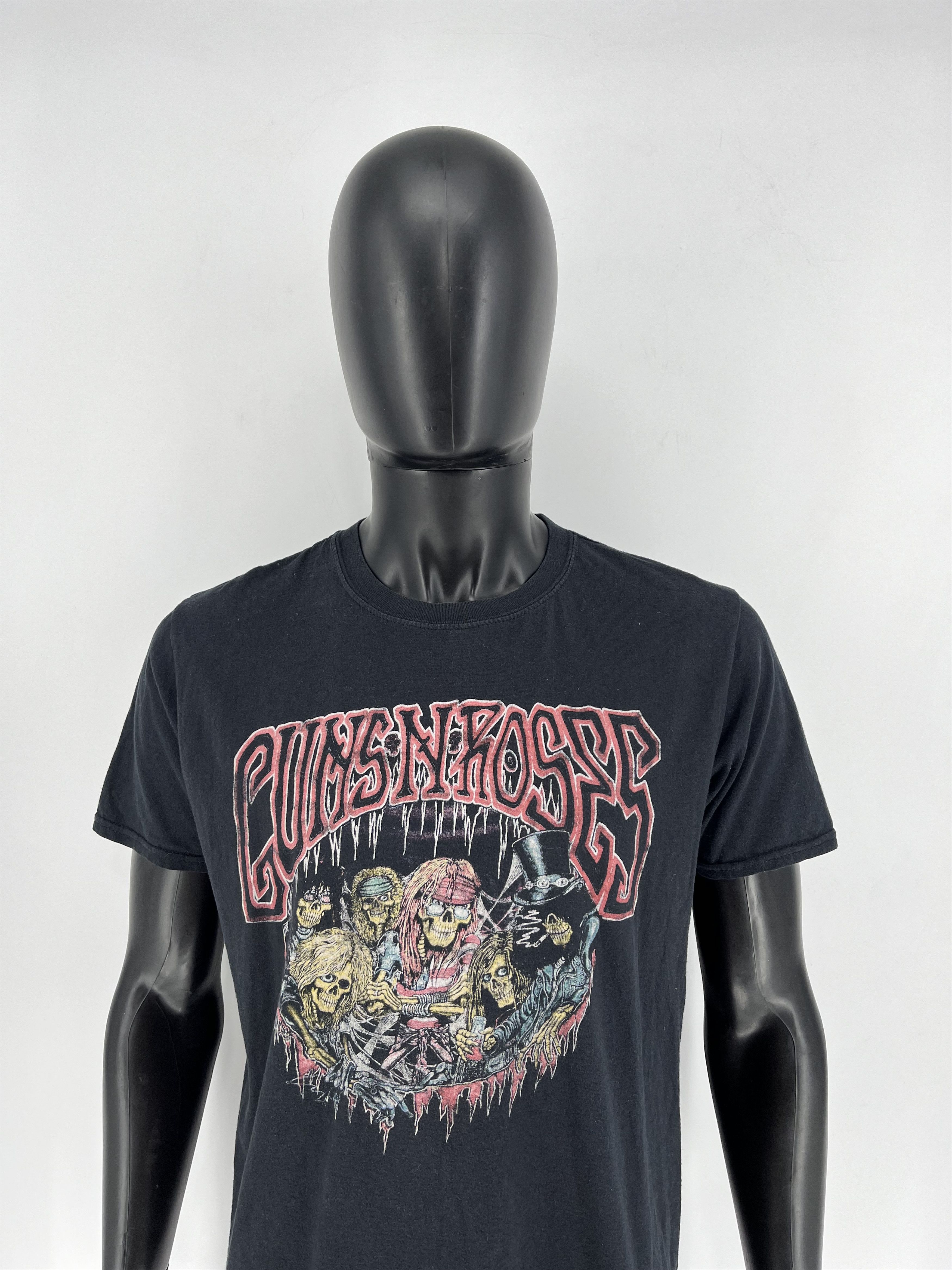 Band Tees × Vintage Vintage Guns N’ Roses 🌹 Big Logo Double Sided T-Shirt Size US XL / EU 56 / 4 - 1 Thumbnail