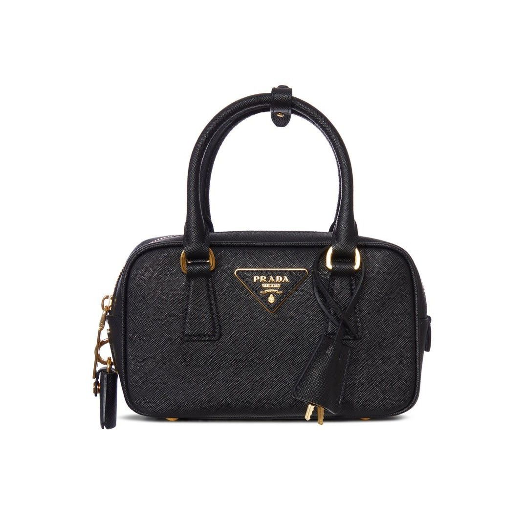 Prada PRADA Galleria Mini Black Top Handle Bag New & Authentic Size ONE SIZE - 1 Thumbnail