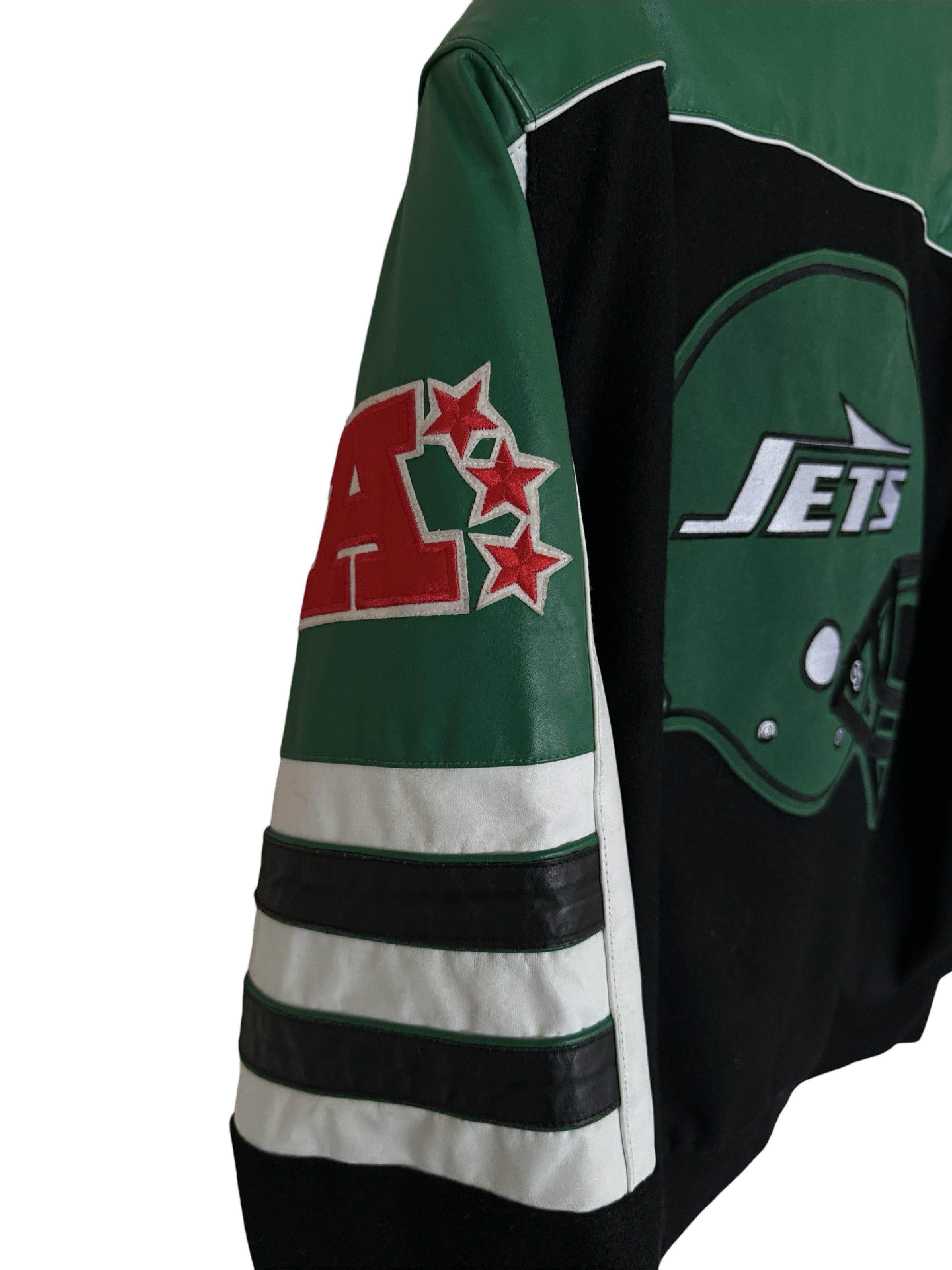Vintage New York Jets 90's Bomber Jacket Size US XL / EU 56 / 4 - 7 Thumbnail