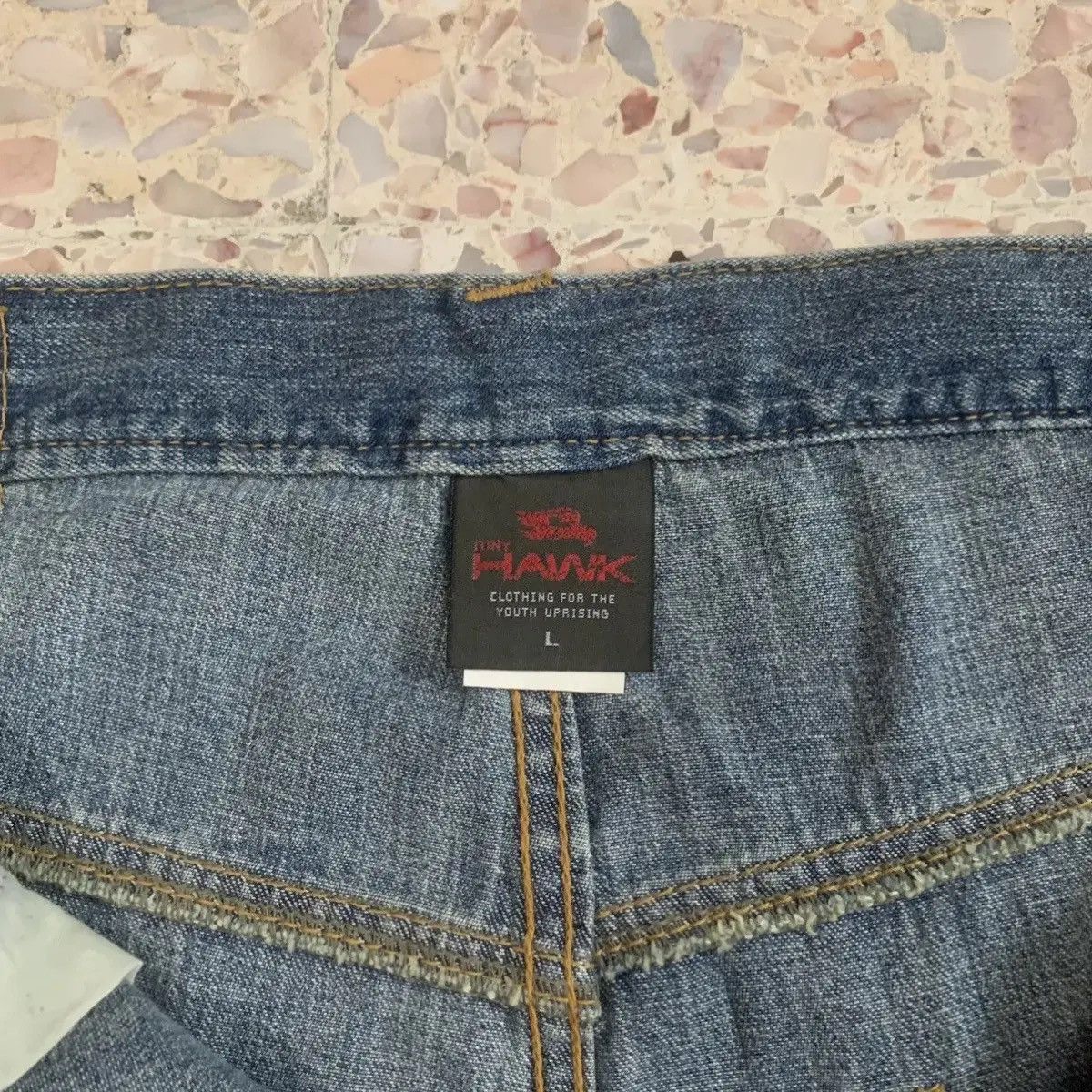 Hawk Vintage TonyHawk Jeans 31x32 Patchwork VERY RARE Denim Pants Size US 31 - 10 Thumbnail