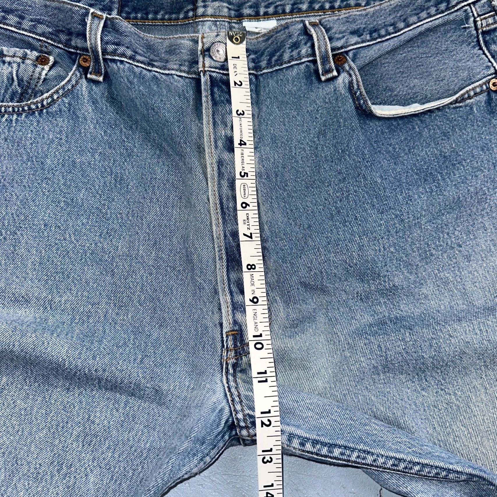 Levi's VINTAGE Levi's 501 Jeans Men 40x32 Light Wash Blue Straight 90s 80s 90s Size US 40 / EU 56 - 6 Thumbnail