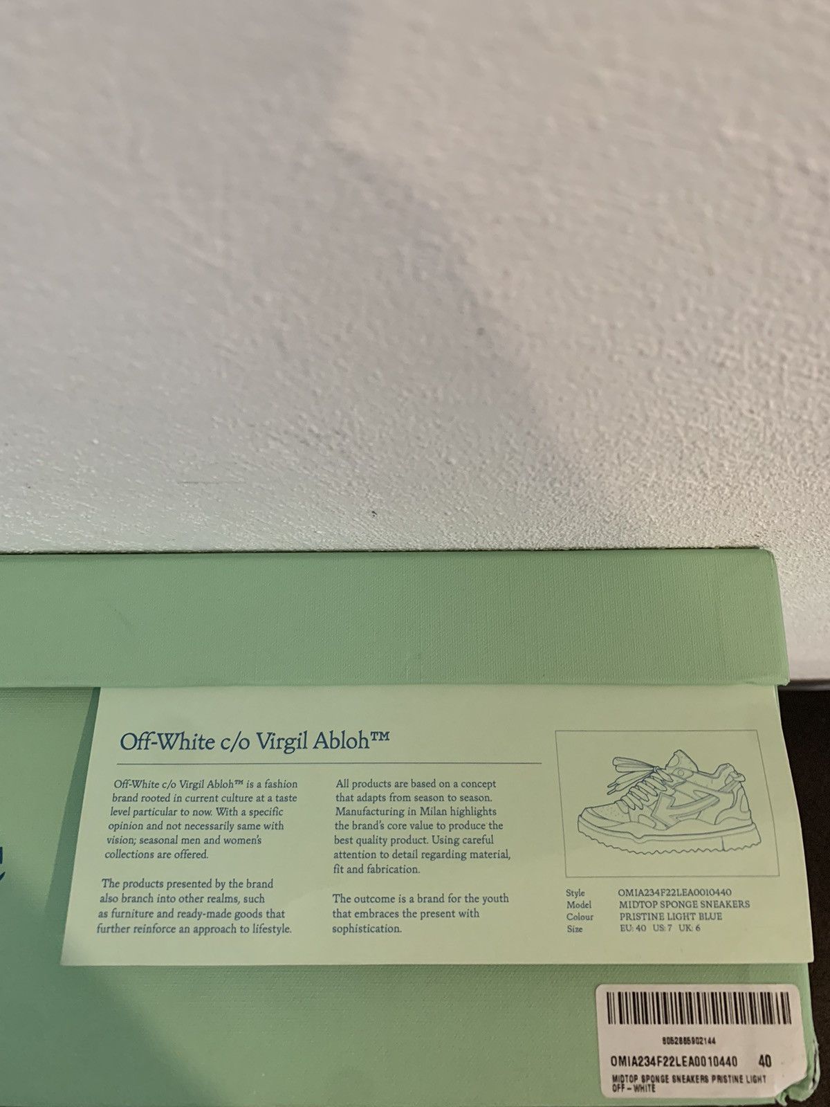 Off-White Off-White MidTop Sponge SNKRS Pristine Size US 7 / EU 40 - 24 Thumbnail