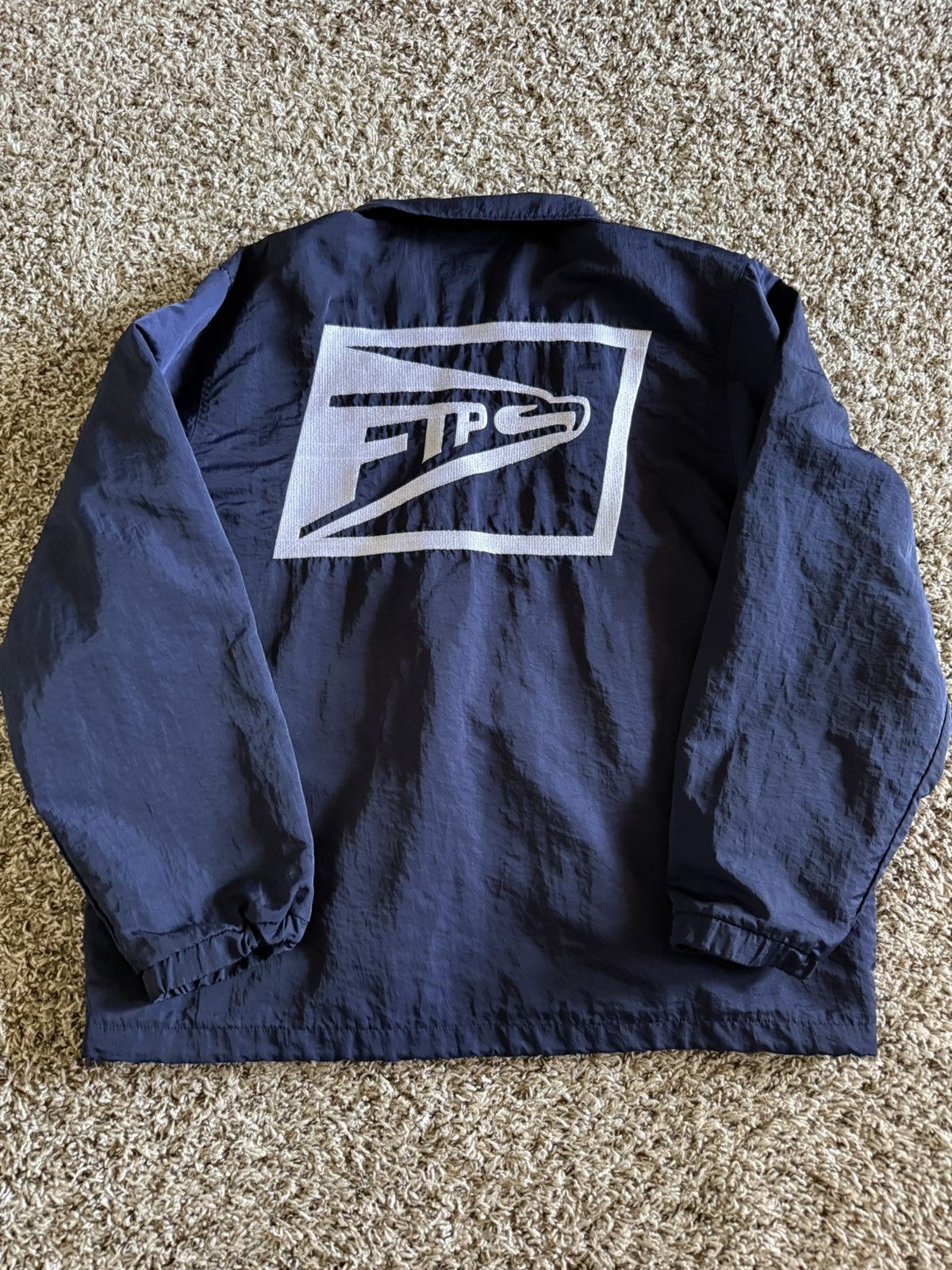 Fuck The Population FTP USPS COACH JACKET LARGE NAVY Size US L / EU 52-54 / 3 - 5 Thumbnail