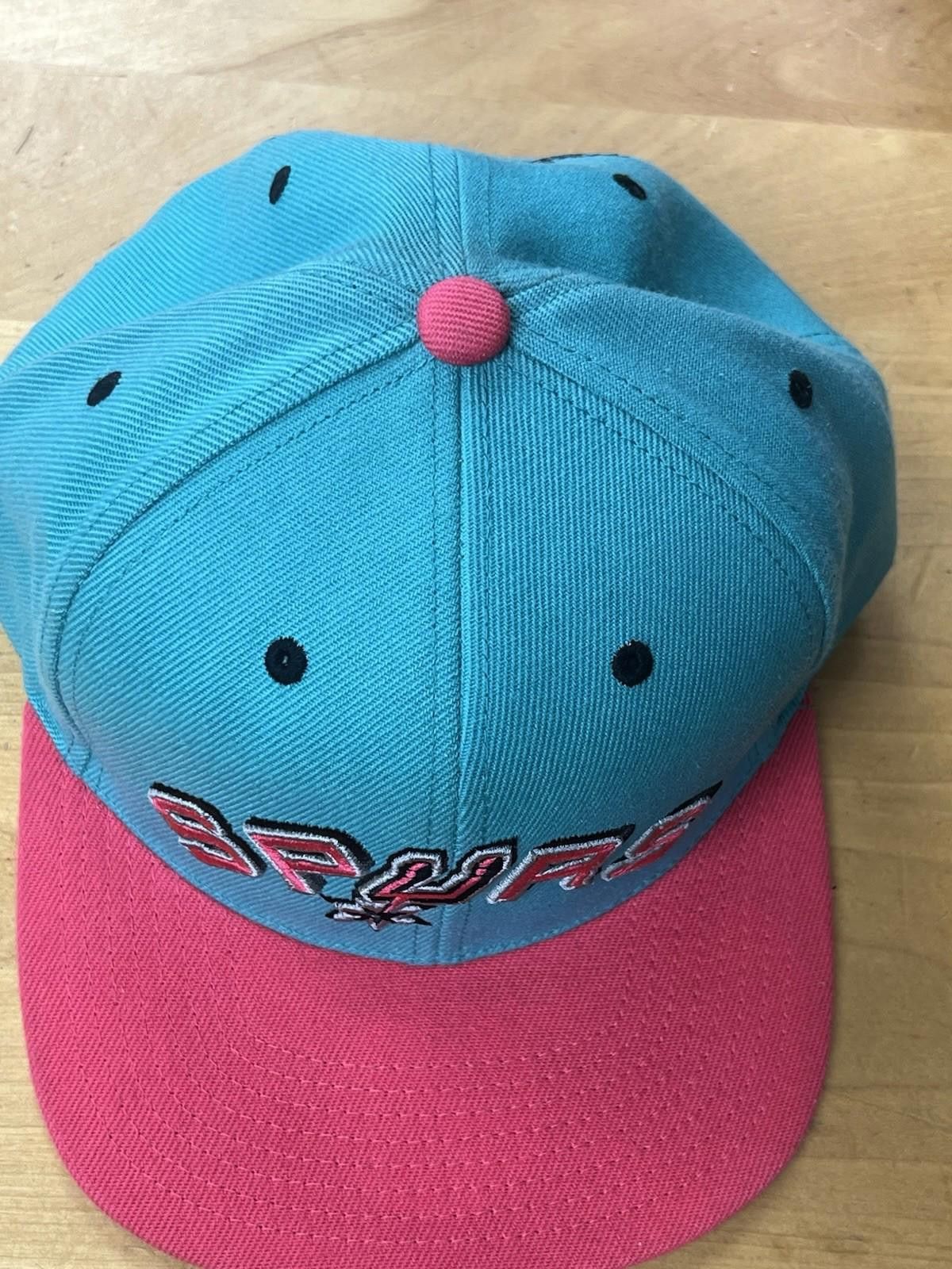 Mitchell & Ness Mitchell Ness San Antonio Spurs Teal Pink Snapback NBA Size ONE SIZE - 5 Thumbnail