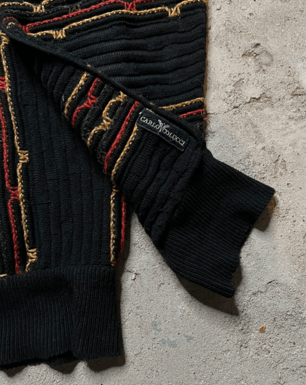 Carlo Colucci Vintage Carlo Colucci cable knit sweater Size US XL / EU 56 / 4 - 4 Thumbnail