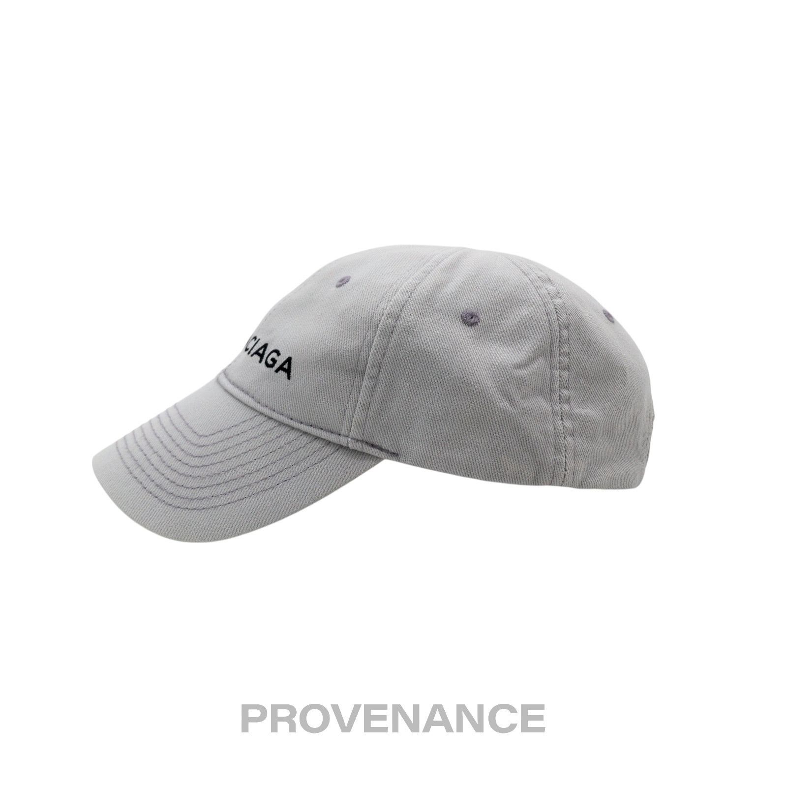 Balenciaga 🔴 Balenciaga Embroidered Logo Cap - Grey Size ONE SIZE - 4 Thumbnail